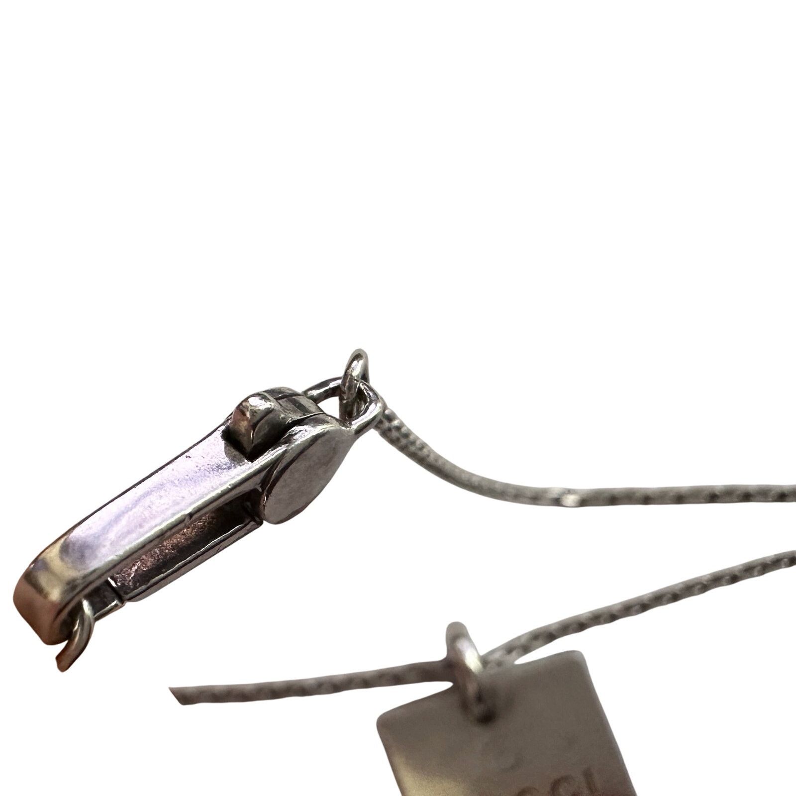 Gucci Gucci Logo Square Pendant on 19" Chain Size ONE SIZE - 12 Thumbnail