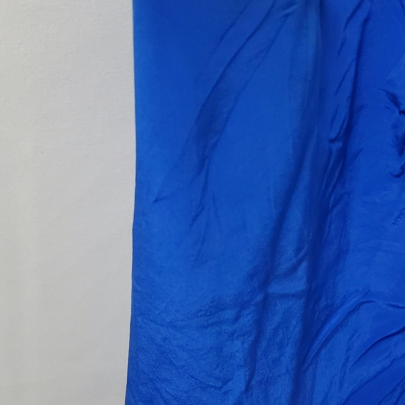 Robert Rodriguez Robert Rodriguez Royal Blue Silk One-Shoulder Cocktail Dress Size L / US 10 / IT 46 - 6 Thumbnail