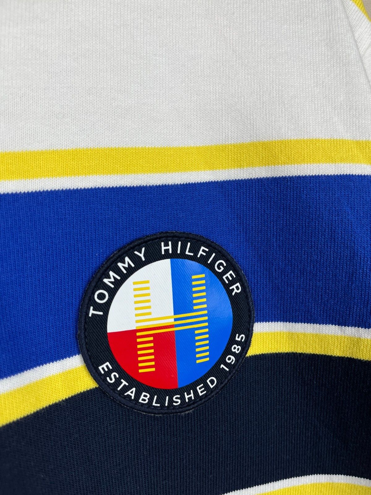 Tommy Hilfiger Tommy Hilfiger Multicolor Striped Rugby Polo Shirt Size US XL / EU 56 / 4 - 7 Thumbnail