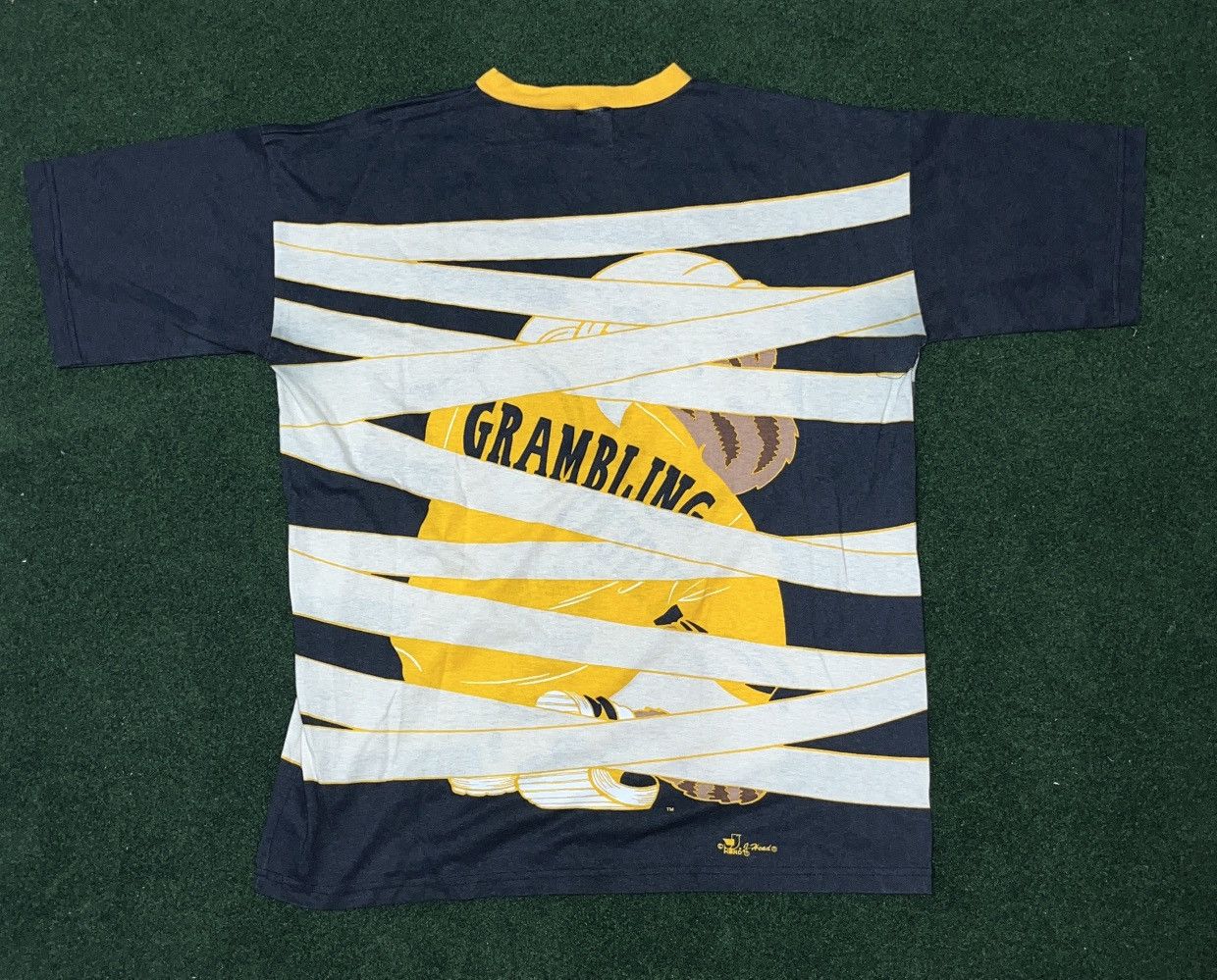 Vintage Vintage 90s Grambling State Tigers HBCU Aop Shirt sz XL Size US XL / EU 56 / 4 - 2 Thumbnail