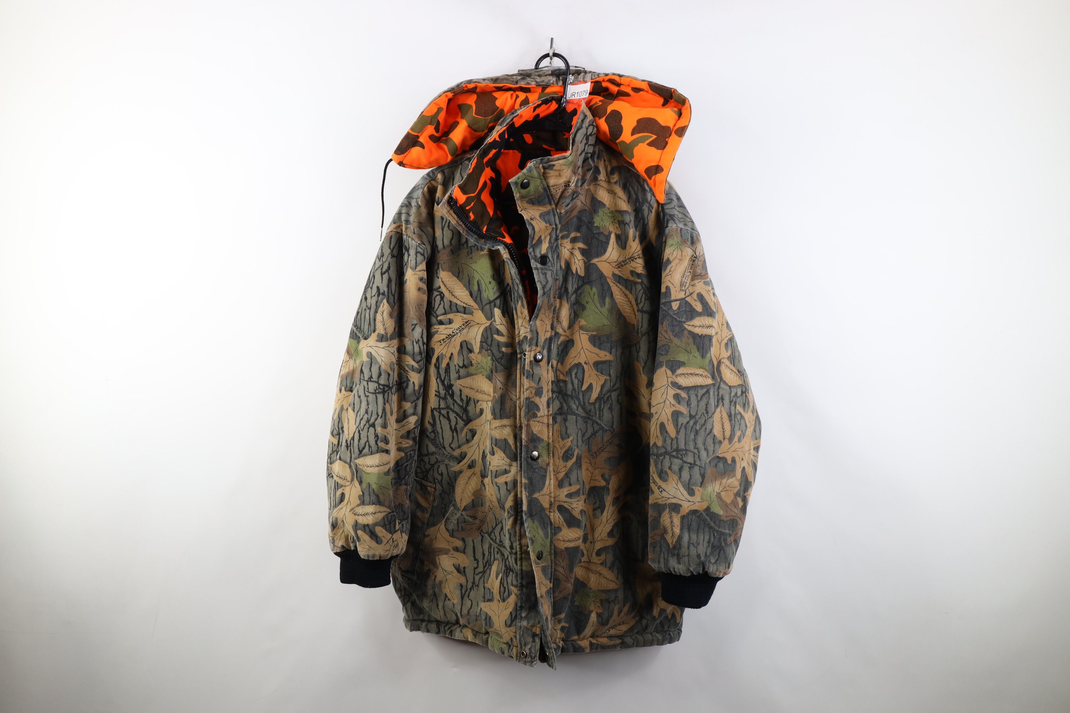 Vintage Vintage 90s Streetwear Reversible Camouflage Parka Jacket Size US L / EU 52-54 / 3 - 1 Thumbnail