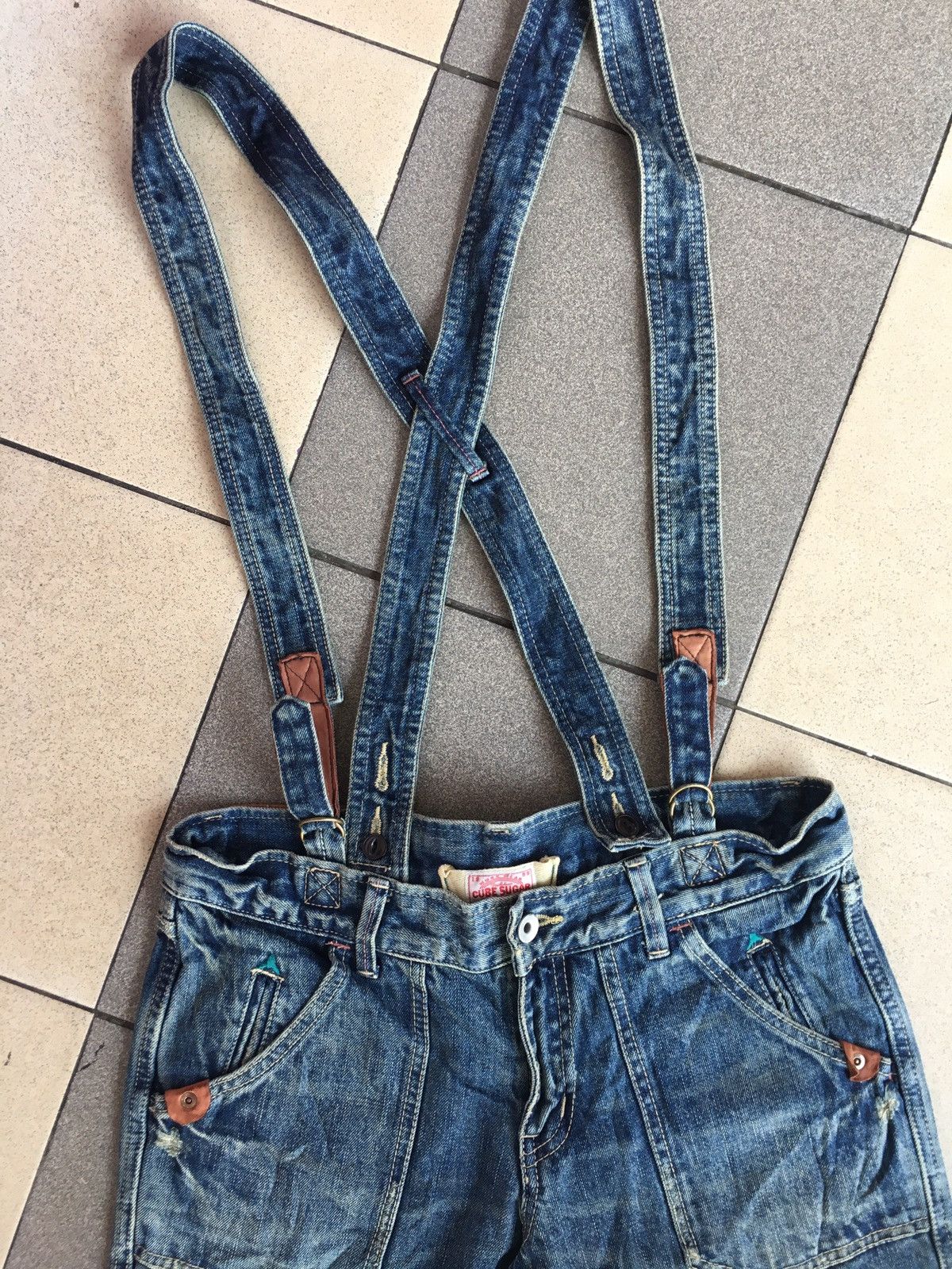 Japanese Brand Cube sugar Japanese brand buckle back suspender Size US 32 / EU 48 - 3 Thumbnail