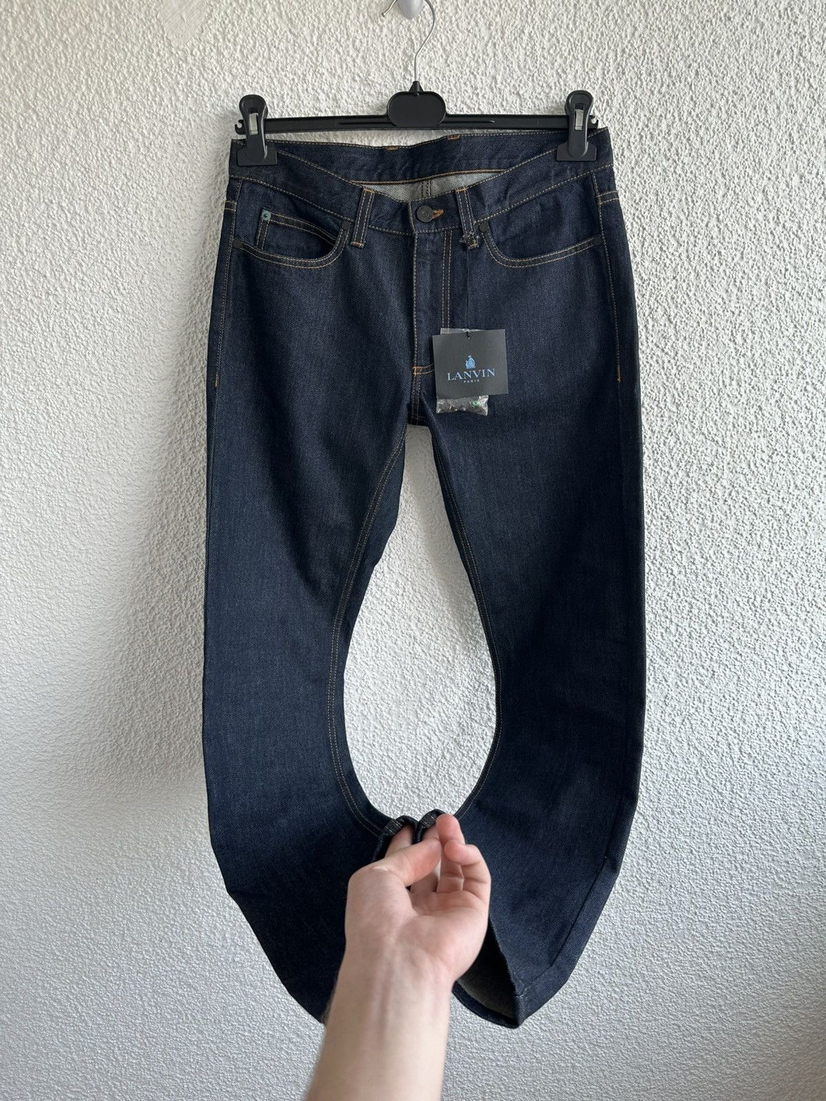 Lanvin Lanvin Paris Raw Denim Pants Jeans Slim Fit Brand New Size 29" - 2 Thumbnail