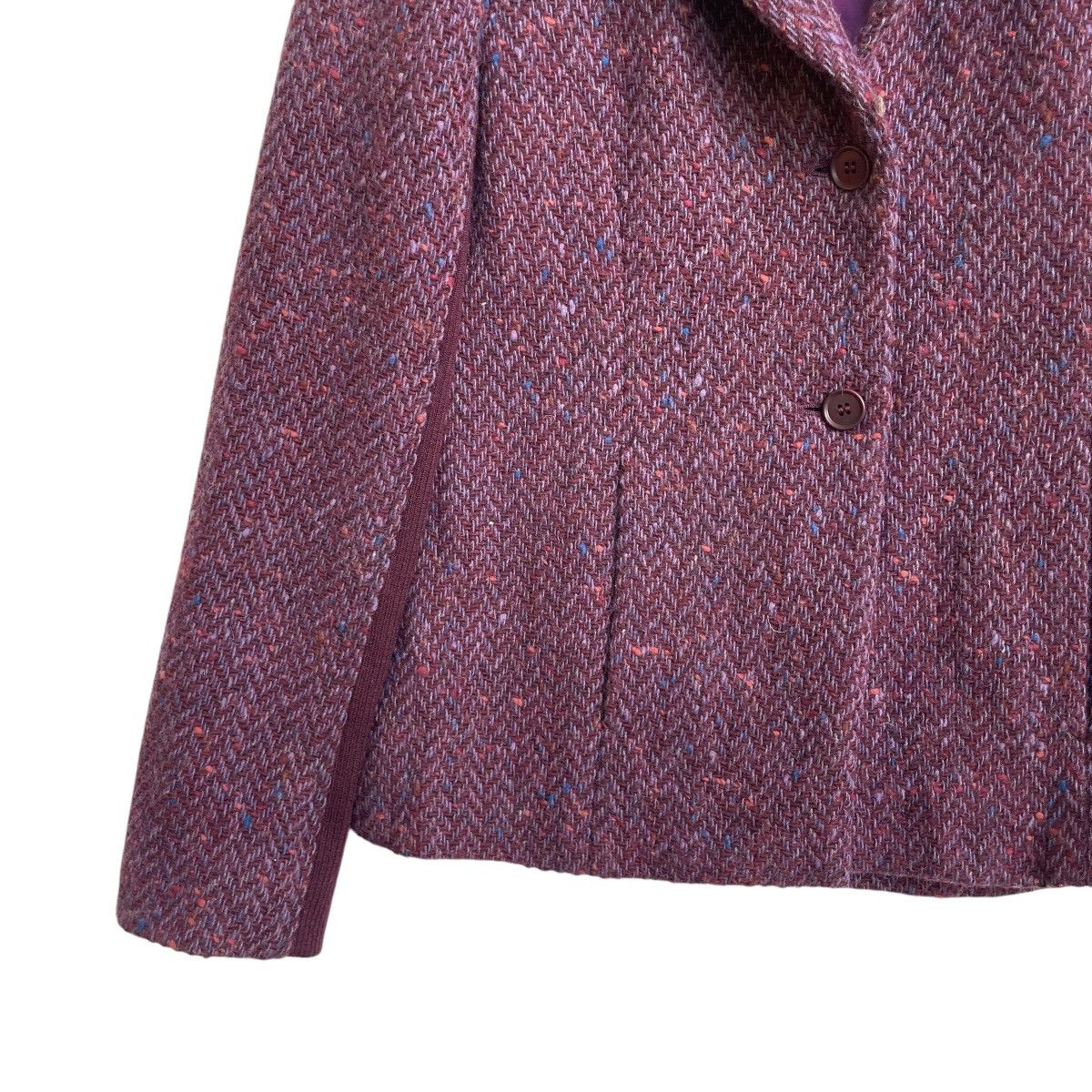 Romeo Gigli 💥Rare Gigli Tweed Casual Jacket Size M / US 6-8 / IT 42-44 - 4 Thumbnail