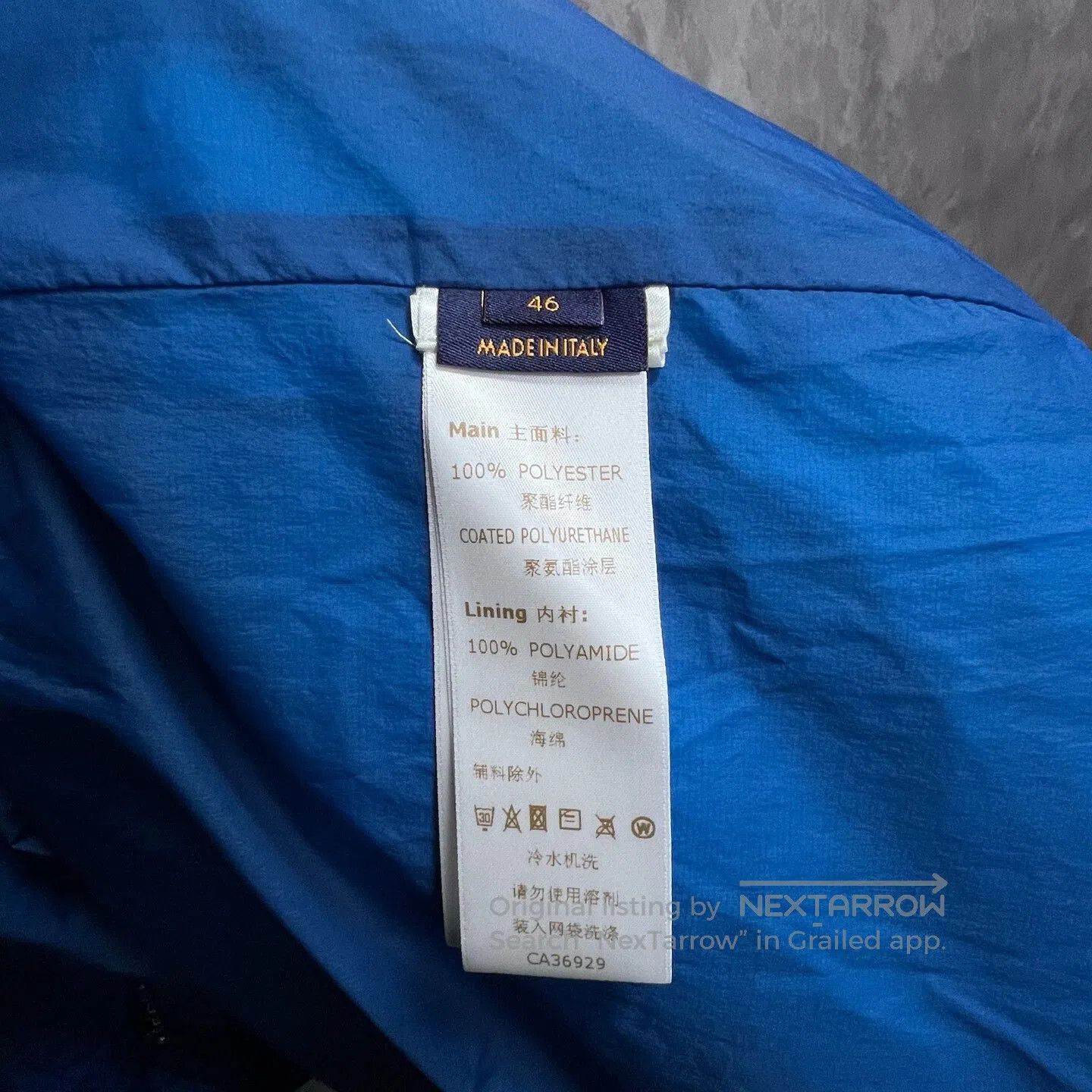 Louis Vuitton Louis Vuitton Blue Logo Print Hooded Down Jacket. Size US M / EU 48-50 / 2 - 5 Thumbnail