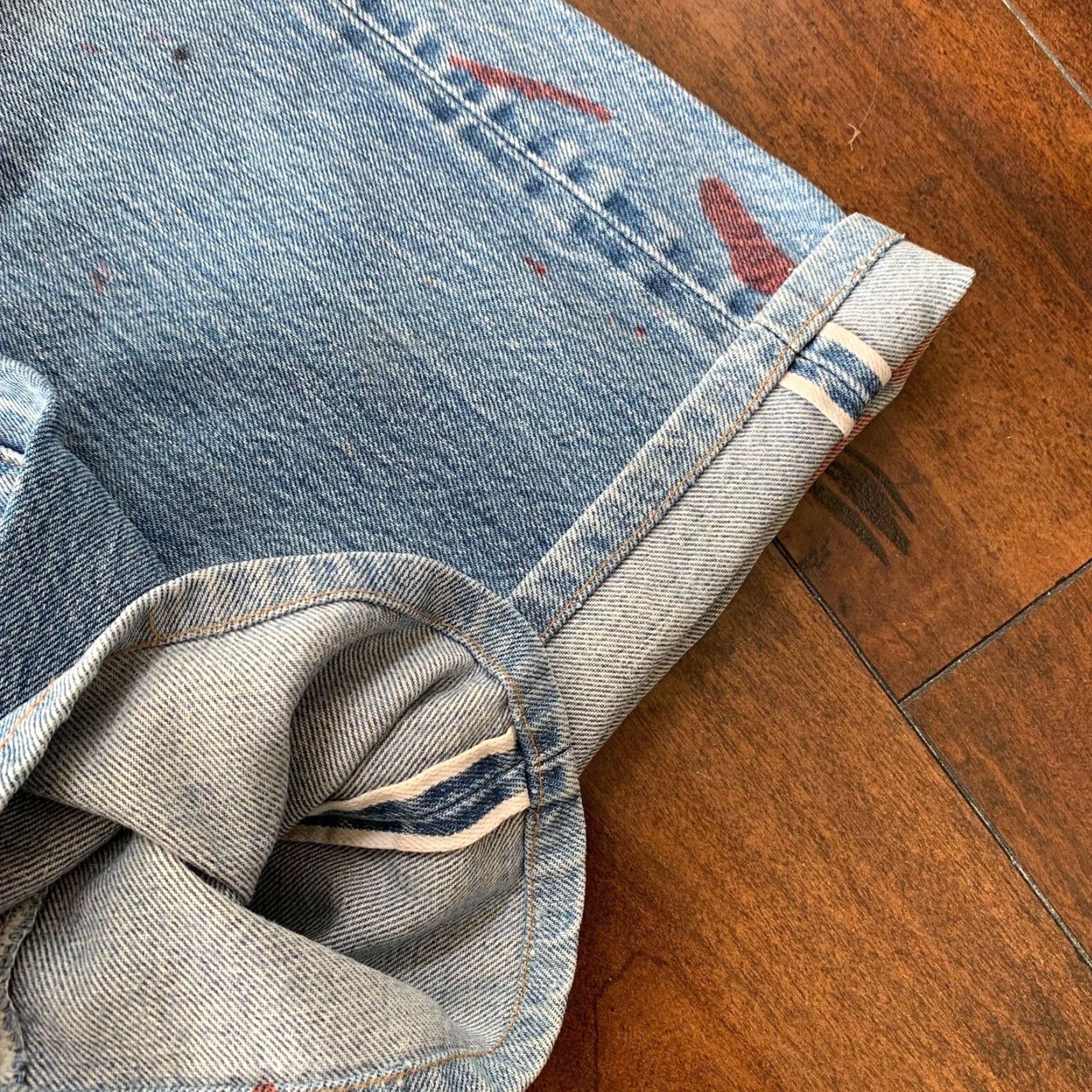 Levi's VINTAGE Levi's 501 XX Jeans Men's Straight Fit Denim 80s Redline USA 30x27, Distressed Classic, Cotton, Blue Size US 30 / EU 46 - 2 Thumbnail