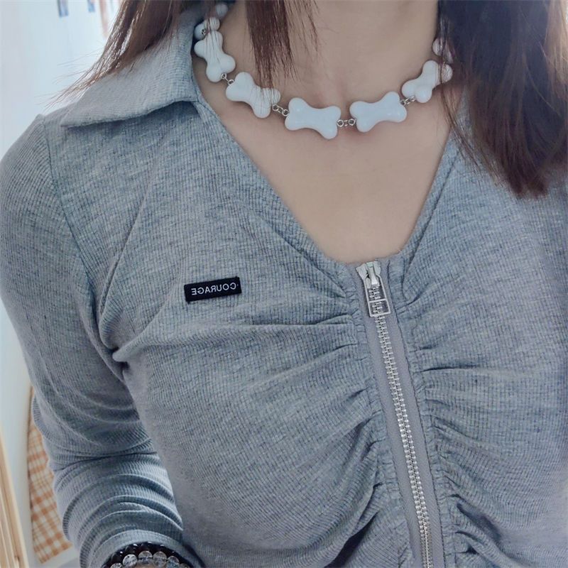 Jewelry Bone Modern Bracelet Y2K Punk Chain Gotch Bracelets Chains Size ONE SIZE - 3 Thumbnail