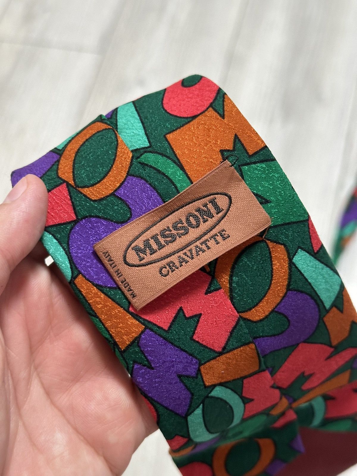 Other Luxury Missoni Cravatte Multicolor Silk Tie Made In Italy Size ONE SIZE - 6 Thumbnail