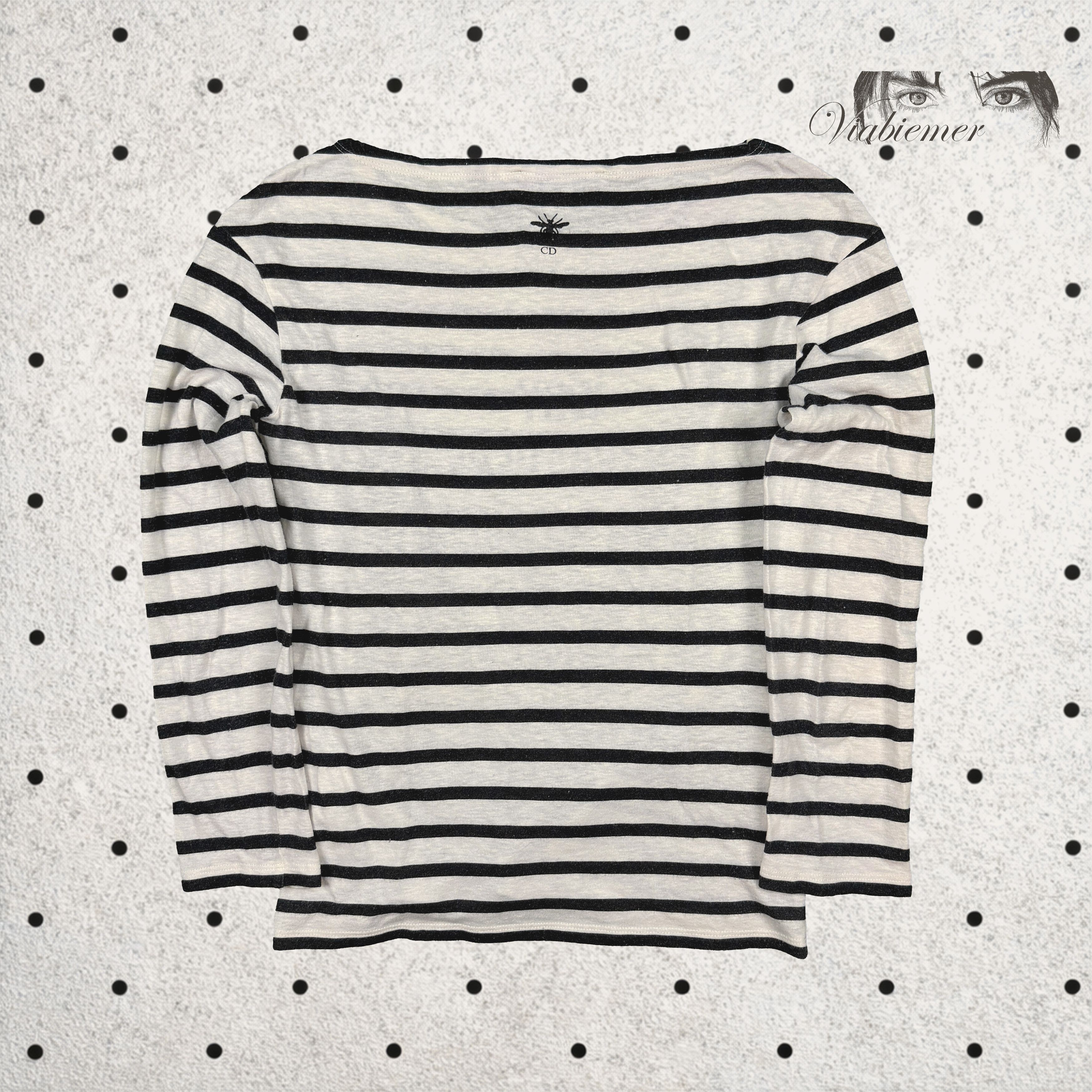 Dior Christian Dior Striped Feminist Long Sleeve Shirt Size XS / US 0-2 / IT 36-38 - 5 Thumbnail