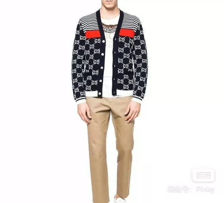 Gucci Gucci Cardigan old flower double G knitwear 2501-Nextarrow Size US M / EU 48-50 / 2 - 1 Thumbnail