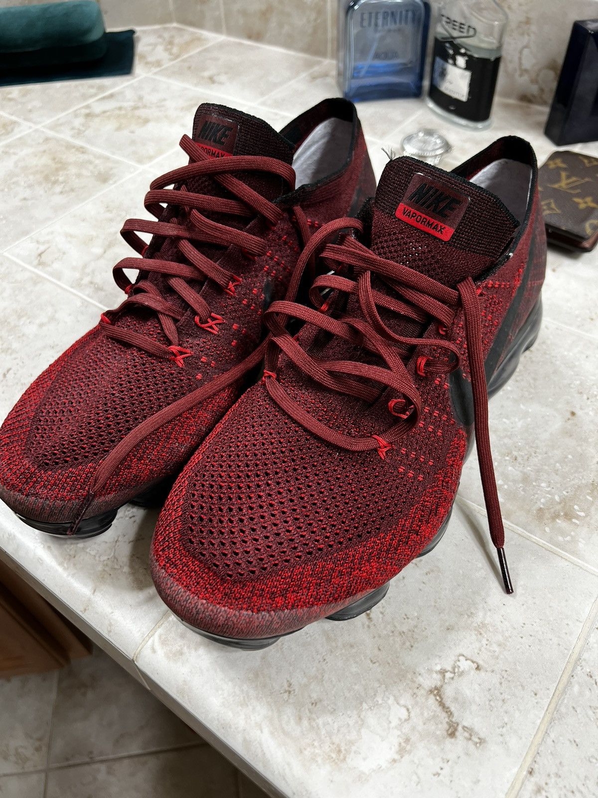 Nike Nike Air VaporMax Dark Team Red 2017 Grailed