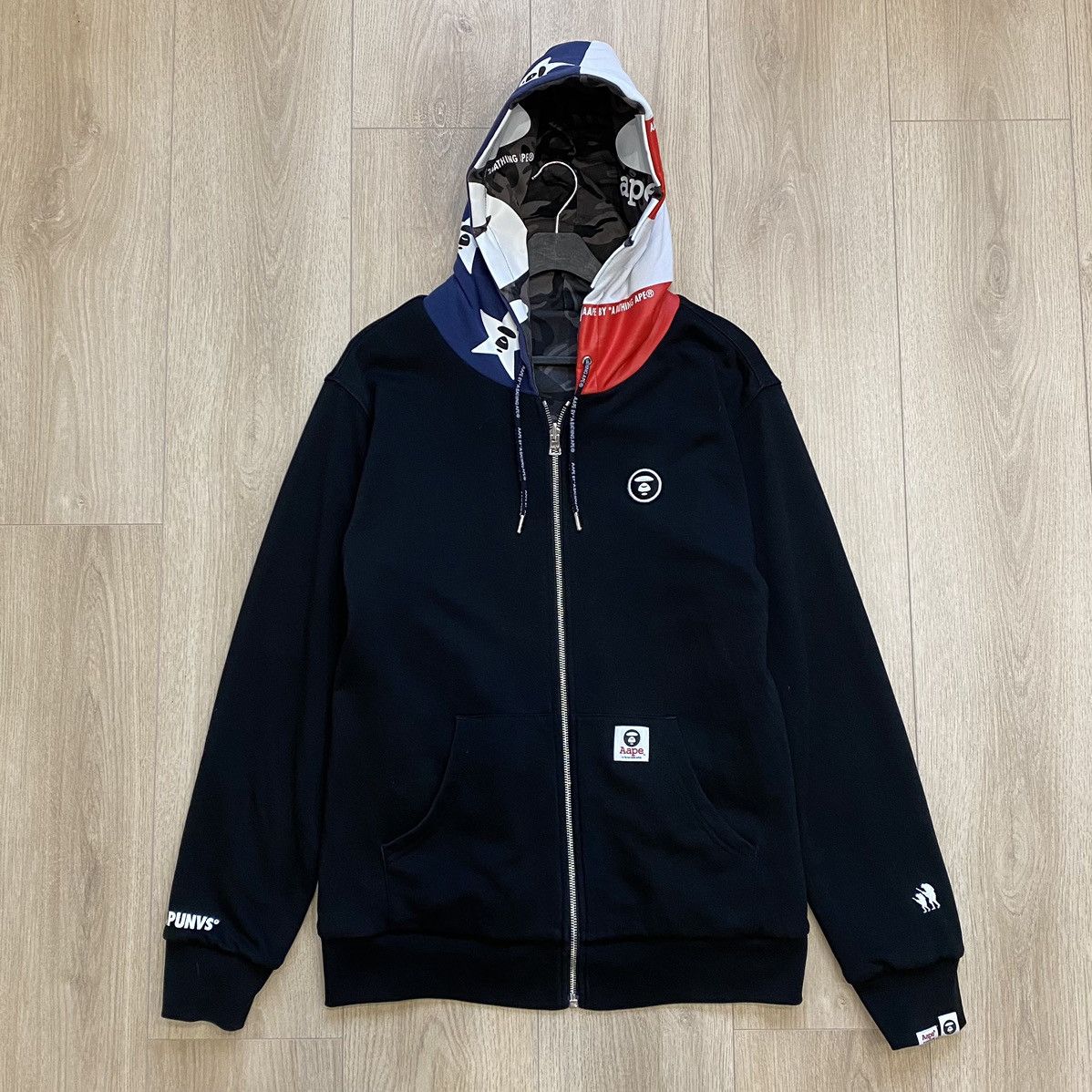 Aape Aape Camo Reversible Zip Hoodie Size US XL / EU 56 / 4 - 9 Thumbnail