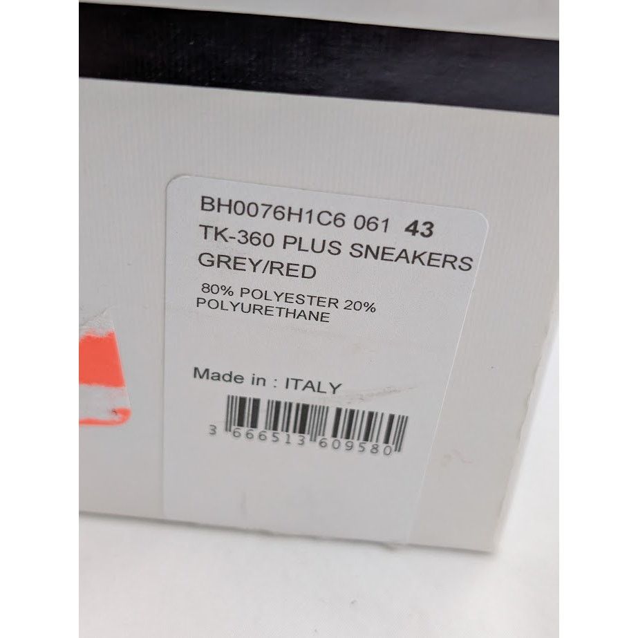 Givenchy o1rshd1 TK-360 Plus Sneakers in Grey/Red Size US 10 / EU 43 - 23 Thumbnail