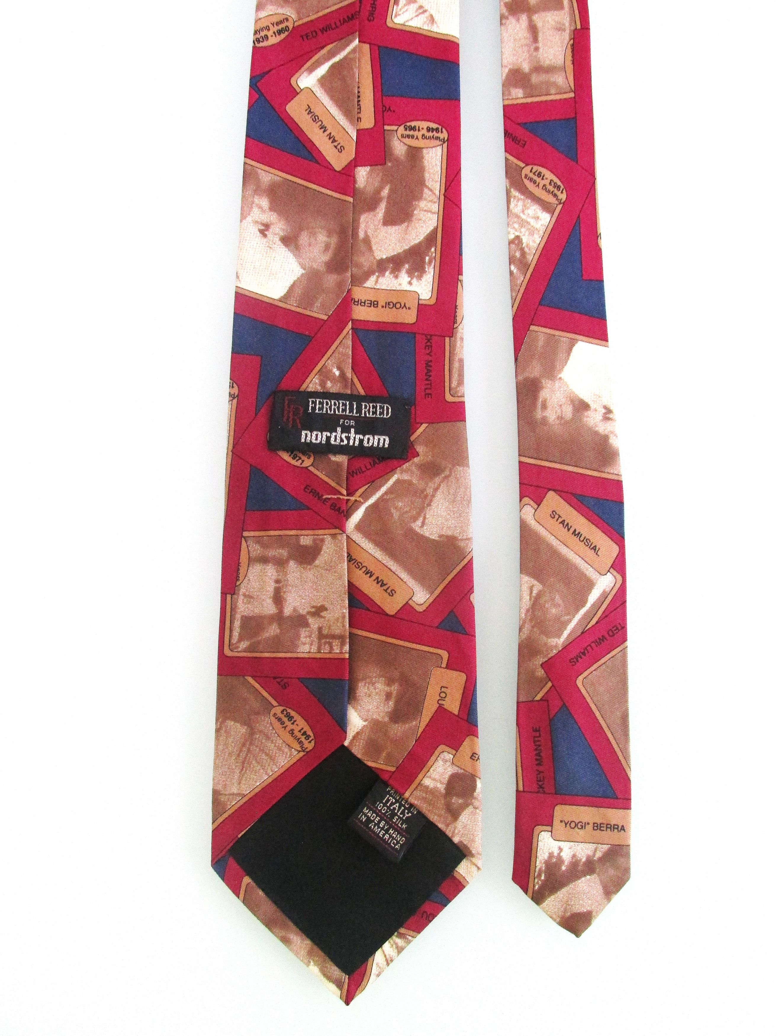 Other Ferrell Reed "Baseball's Greats" Men's Silk Tie Size ONE SIZE - 4 Thumbnail