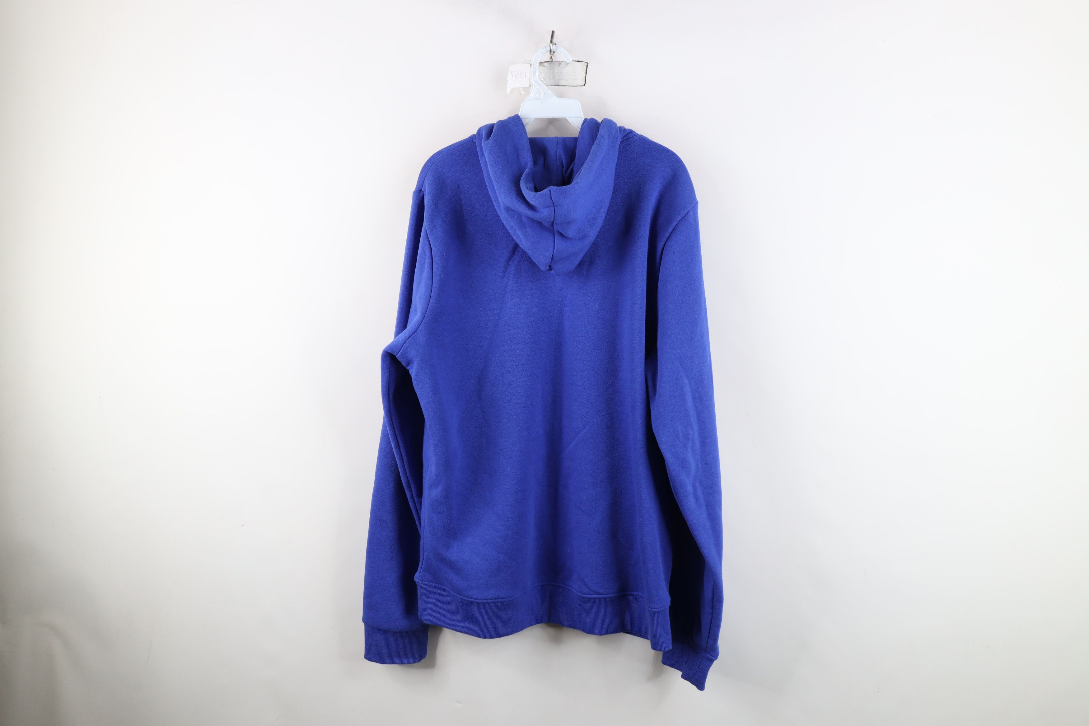 Reebok Vintage Reebok Spell Out Hoodie Sweatshirt Royal Blue Size US L / EU 52-54 / 3 - 13 Thumbnail