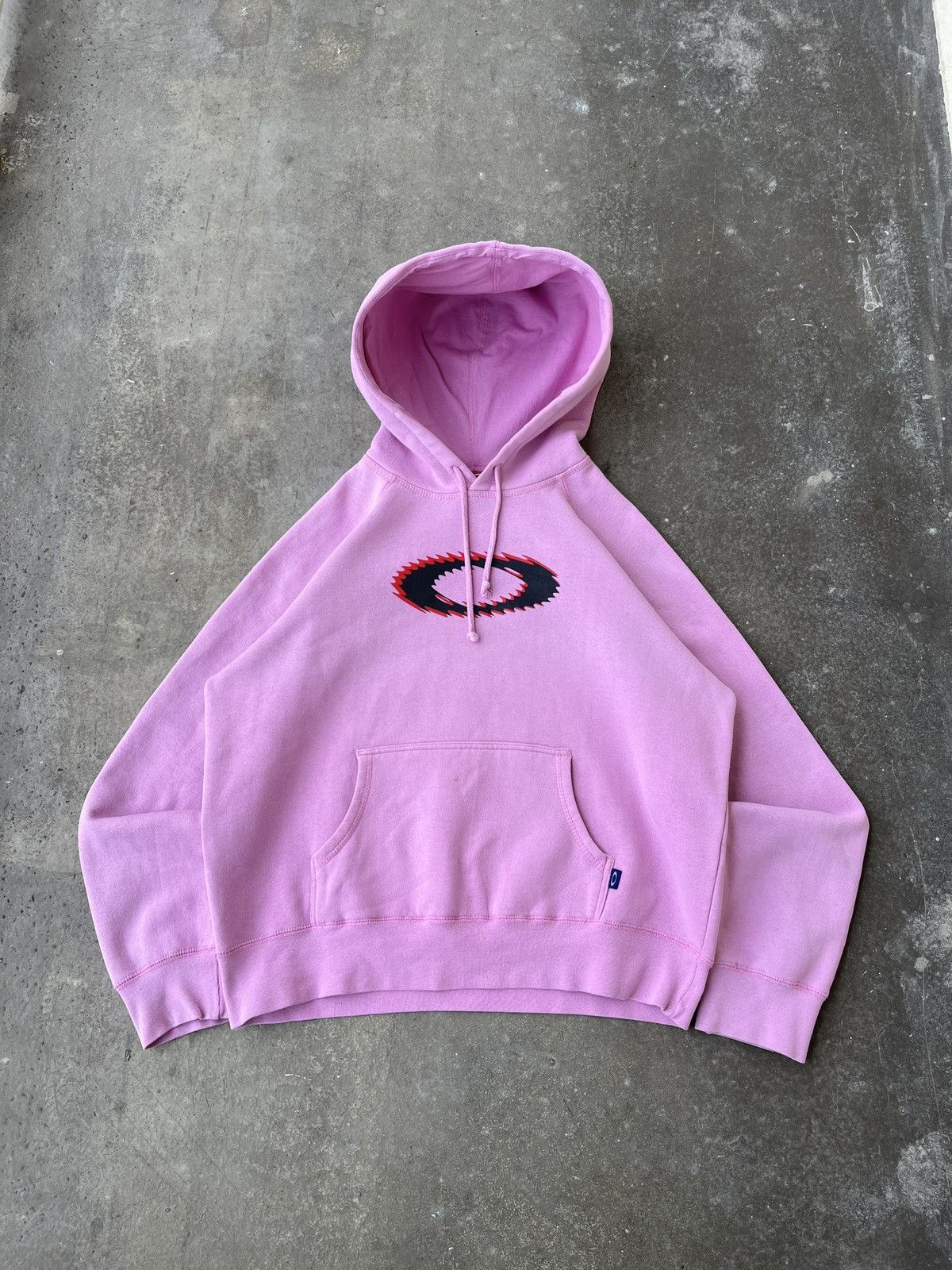 image of Oakley Center Logo Hoodie in Rose, Women's (Size XL)