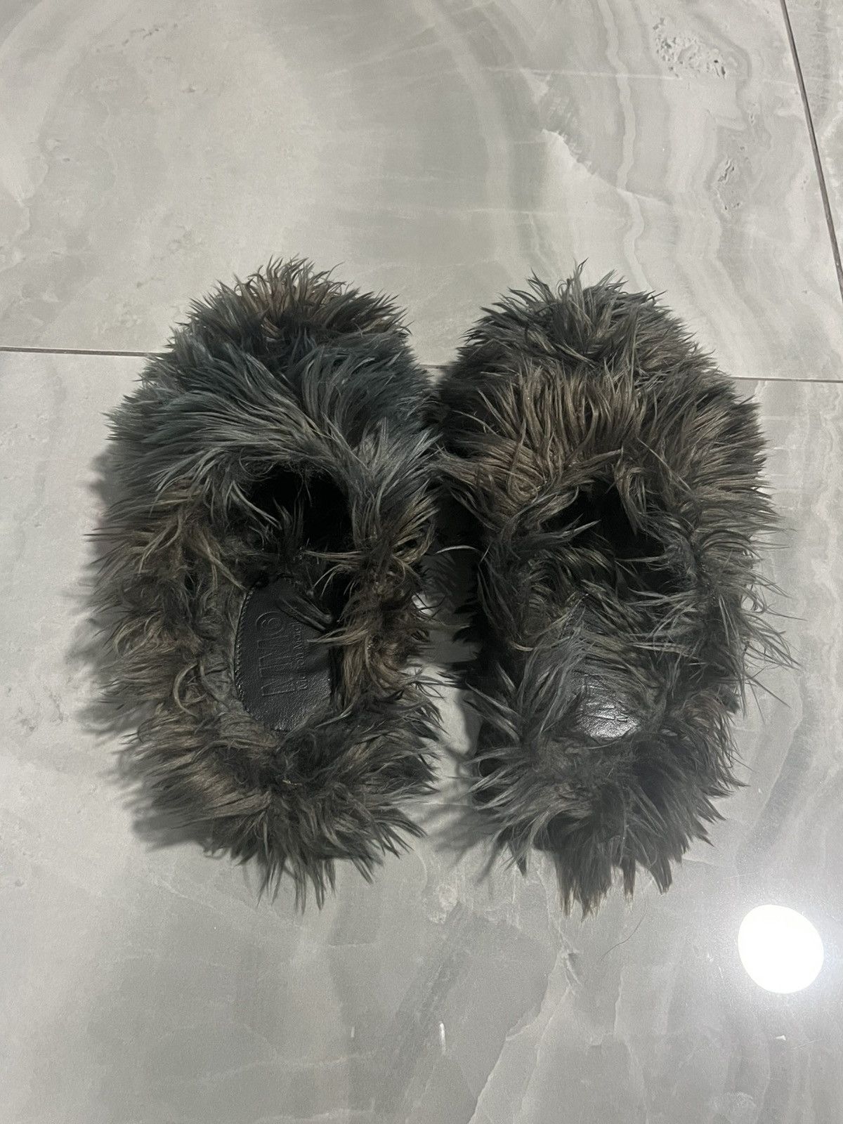 Maison Margiela MM6 Maison Margiela Fur Slippers Size US 7.5 / IT 37.5 - 2 Thumbnail