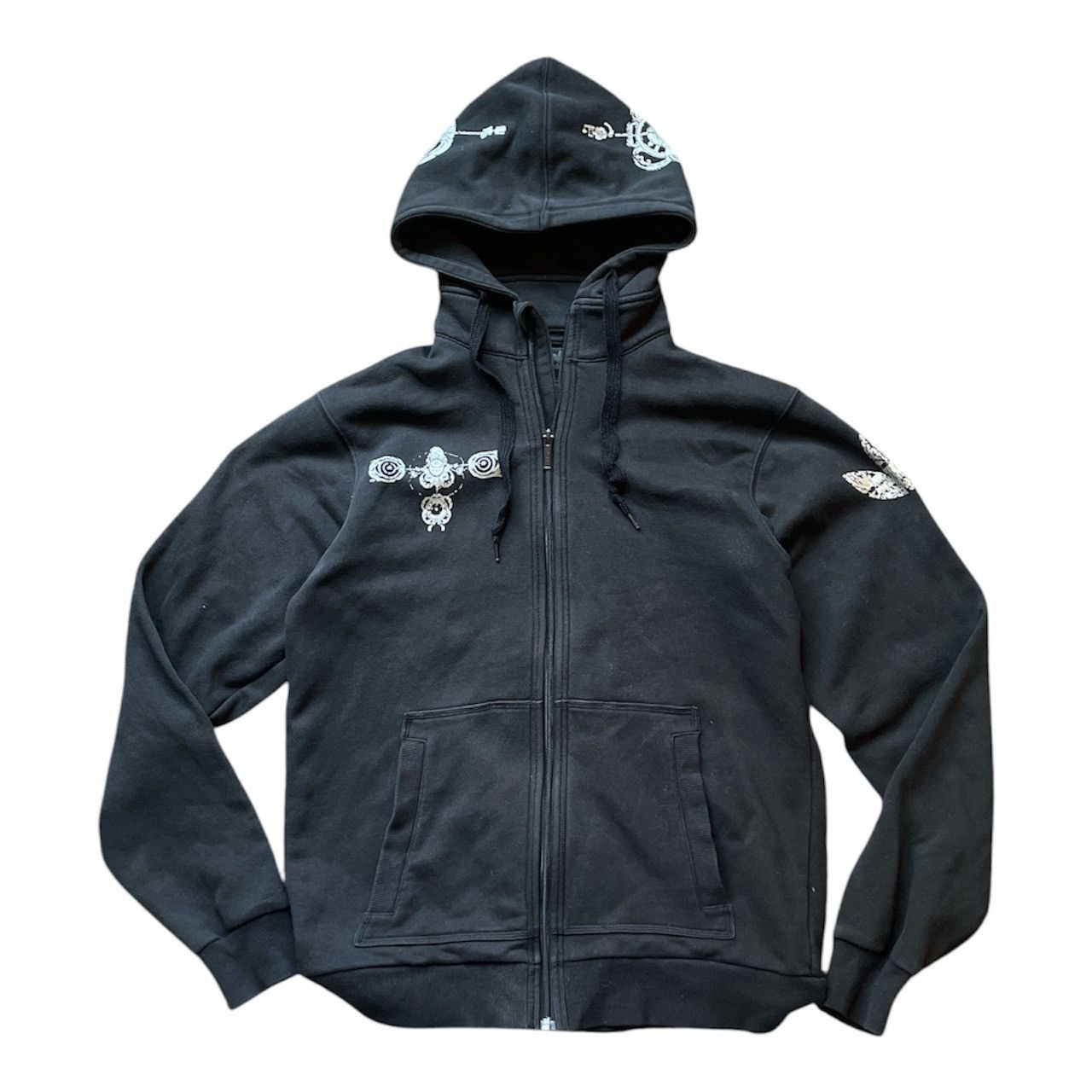Adidas Early 2000s Adidas Graphic Zip Up Size US S / EU 44-46 / 1 - 1 Thumbnail