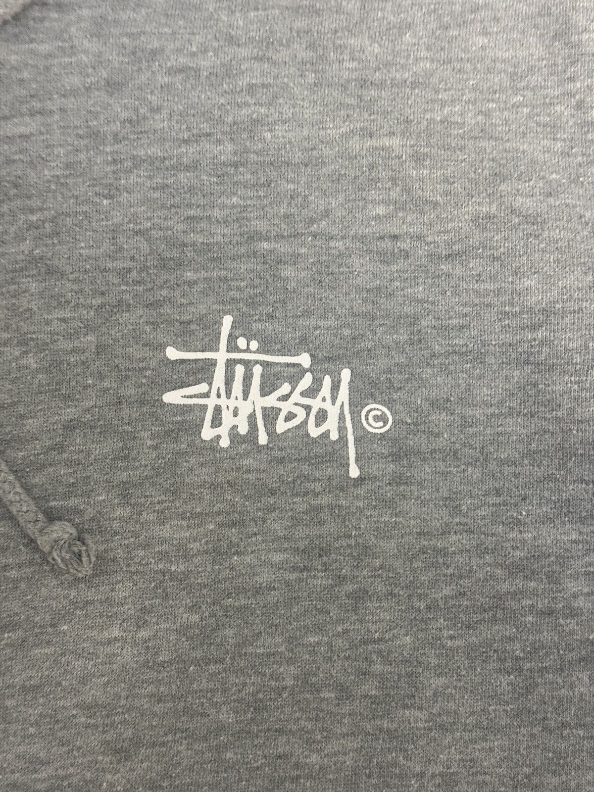 Stussy Vintage Stussy Basic Logo Hoodie 2010 Heather Grey Size S Size US S / EU 44-46 / 1 - 3 Thumbnail