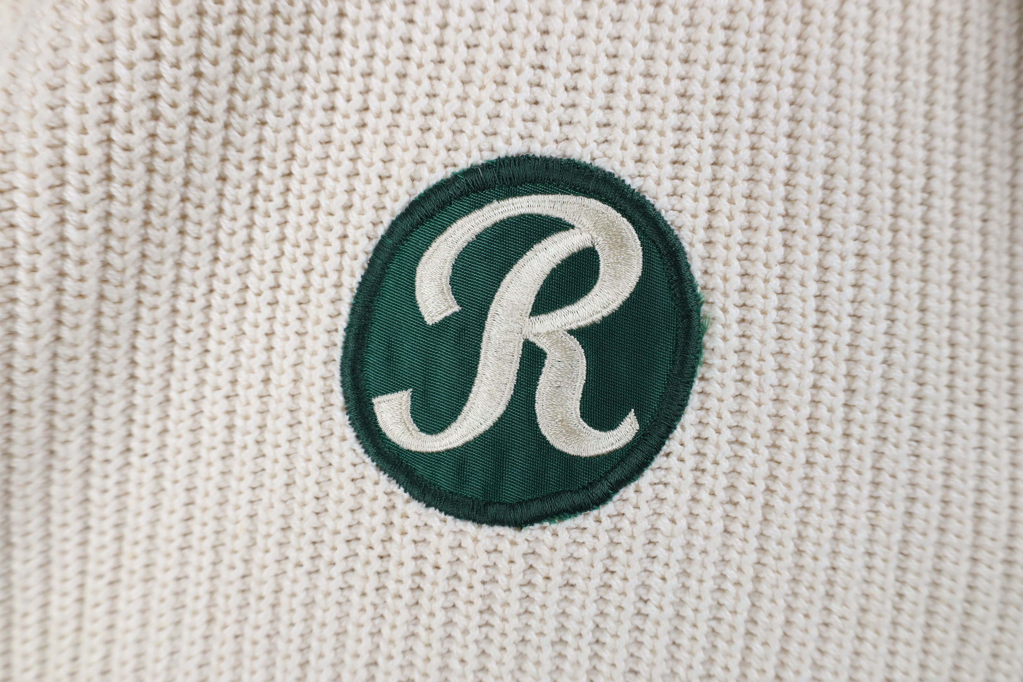 Vintage Vintage 80s 90s Streetwear Ribbed Knit Sweater BeigeUSA Size US XL / EU 56 / 4 - 4 Thumbnail