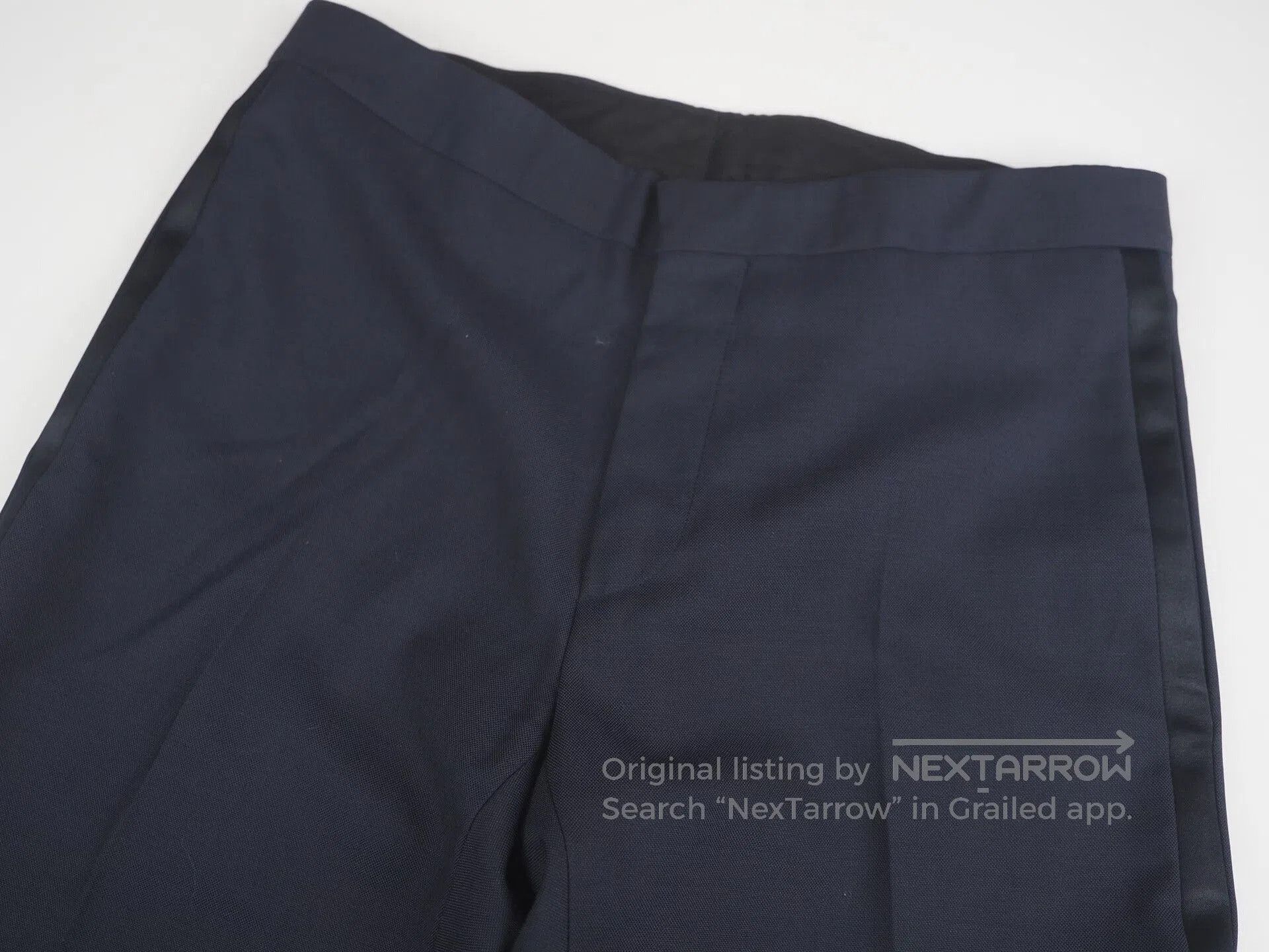 Dior Dior Navy Side Stripe Trousers 46C. Size US 36 / EU 52 - 3 Thumbnail