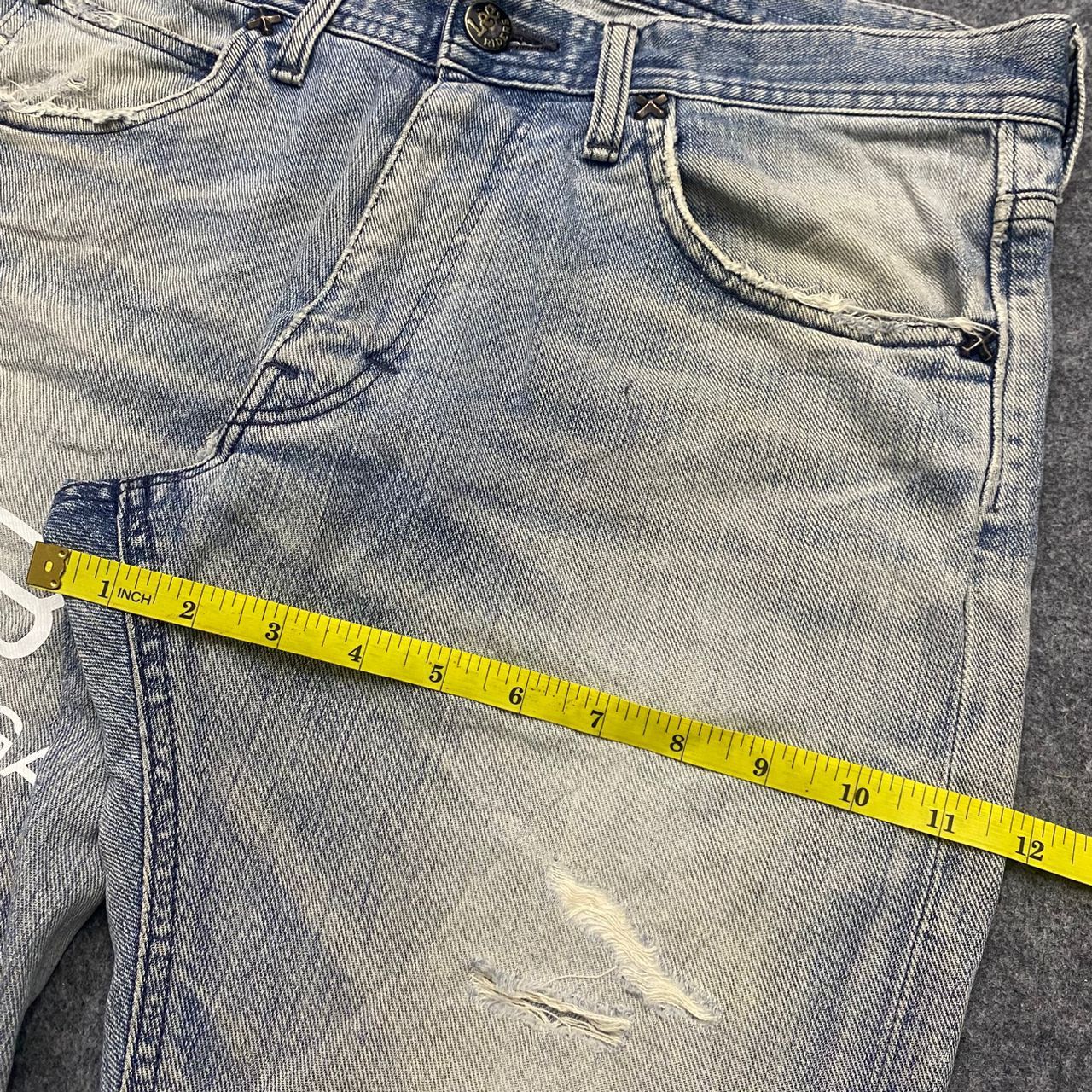 Lee 💥Vintage Lee Riders Balenciaga Distressed Denim Size US 32 / EU 48 - 6 Thumbnail