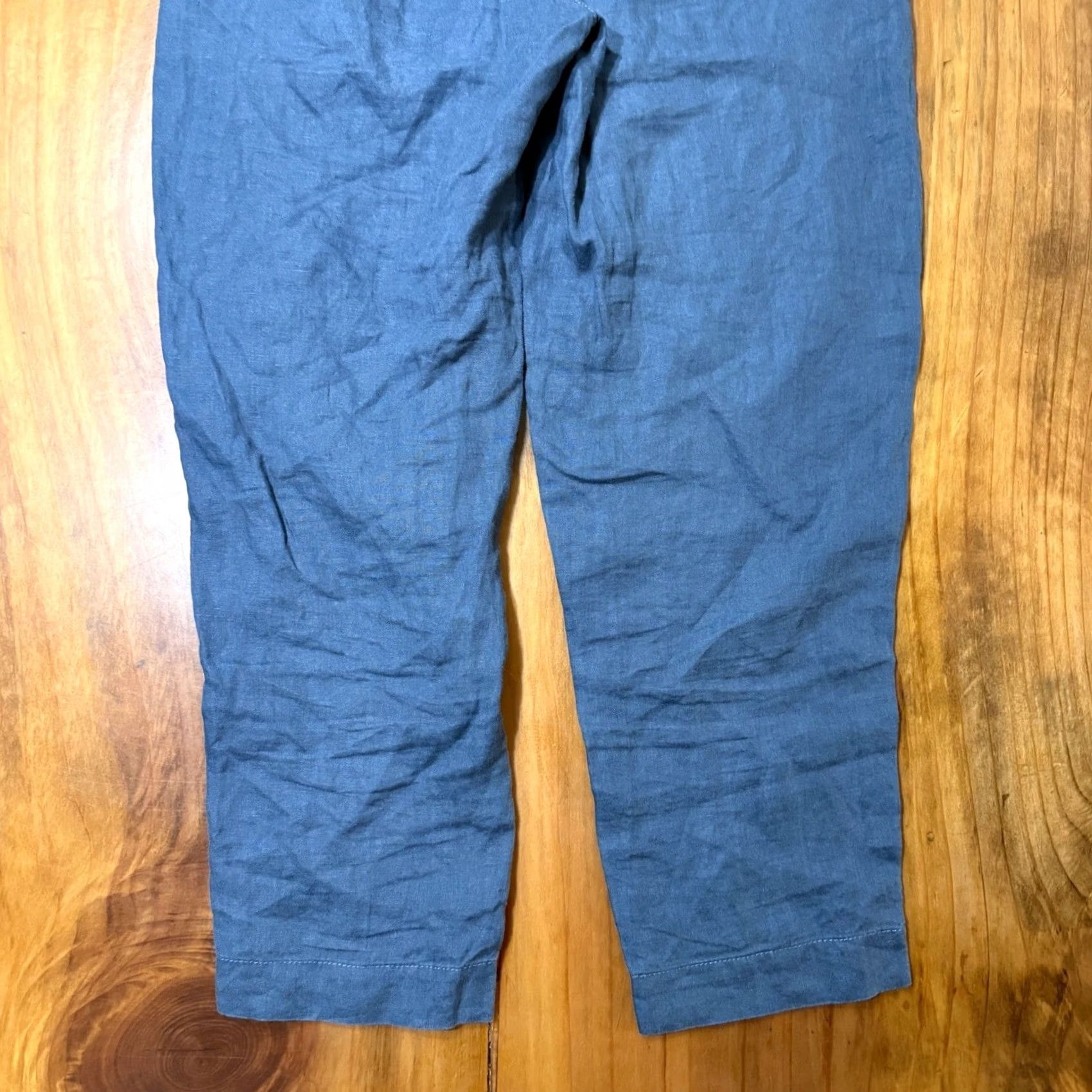 Athleta VINTAGE Athleta Women's Voyager Linen pants 6 Casual Beach 586941 V3-27 Size 29" - 6 Thumbnail