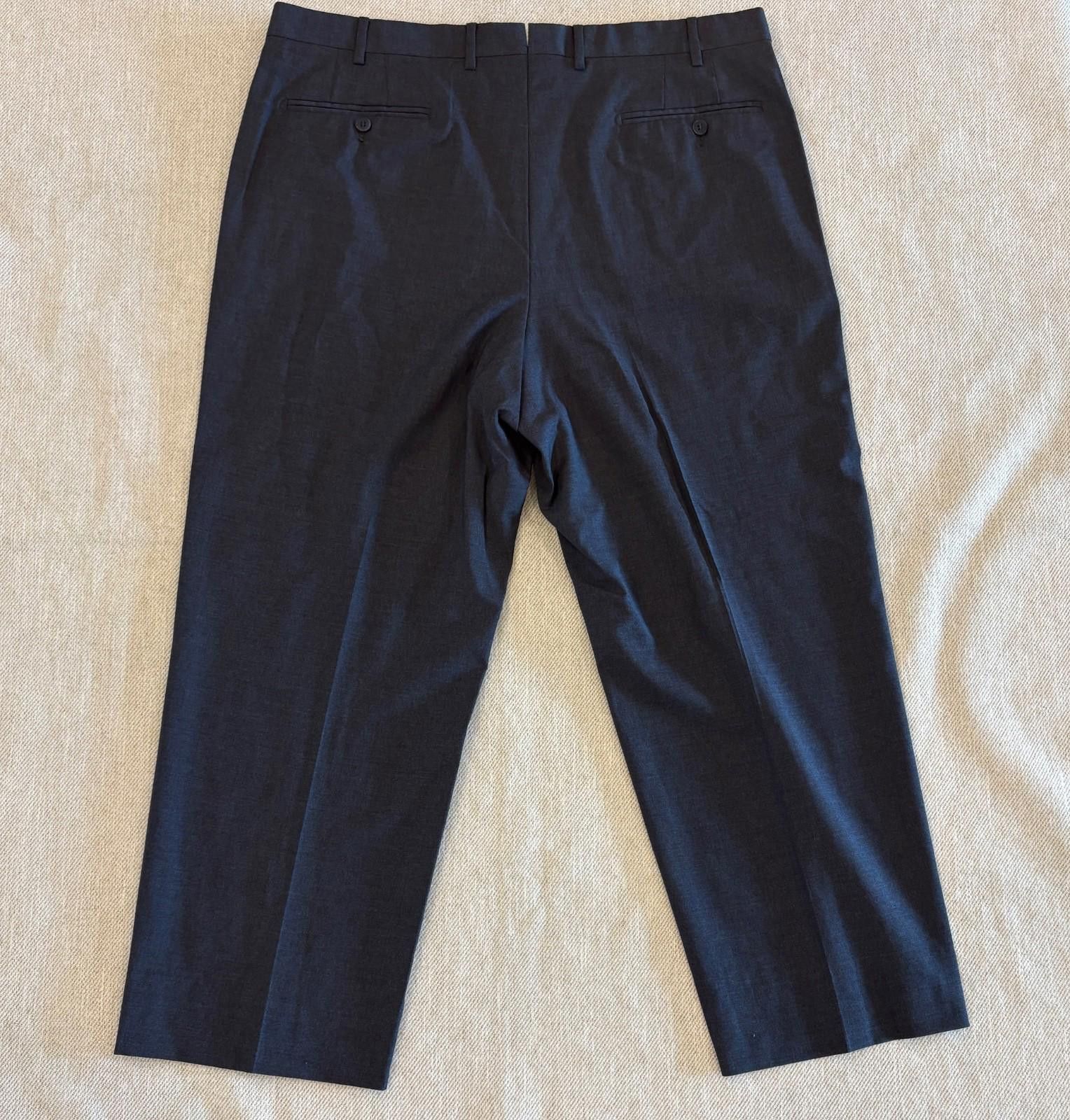 Zanella Zanella Platinum Trousers 36 Regular Charcoal Gray Italy Size US 36 / EU 52 - 3 Thumbnail