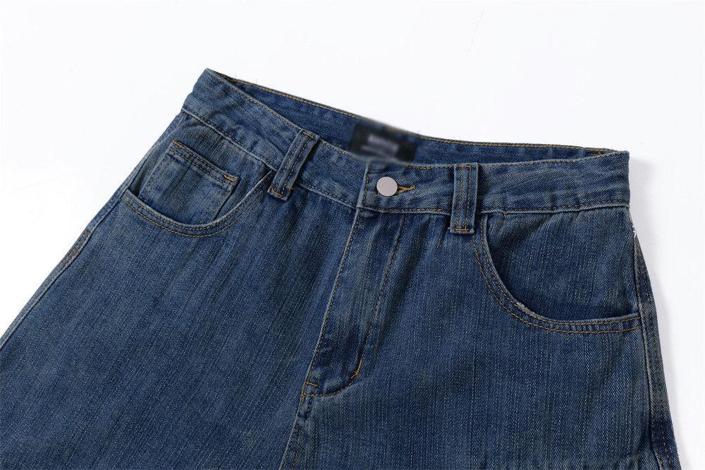 Japanese Brand × Jean Men's punk cargo casual loose washed denim shorts y2k Size US 32 / EU 48 - 4 Thumbnail