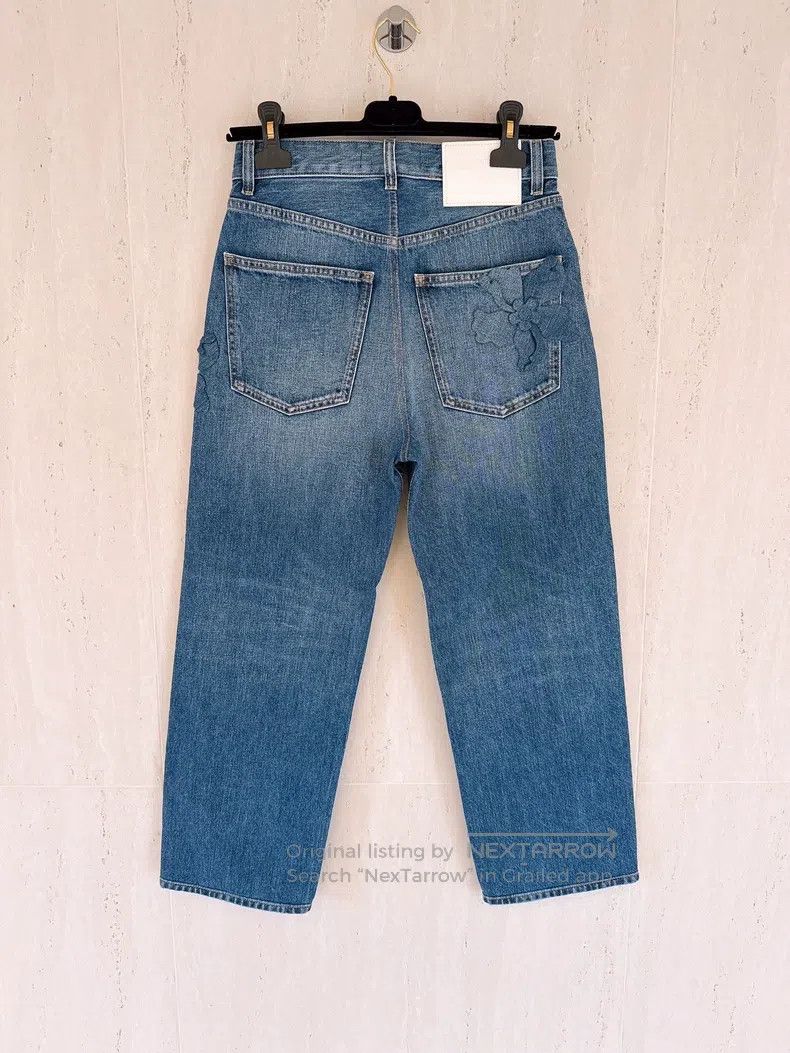 Valentino Valentino Three-dimensional floral jeans Size 40" / US 18 - 2 Thumbnail