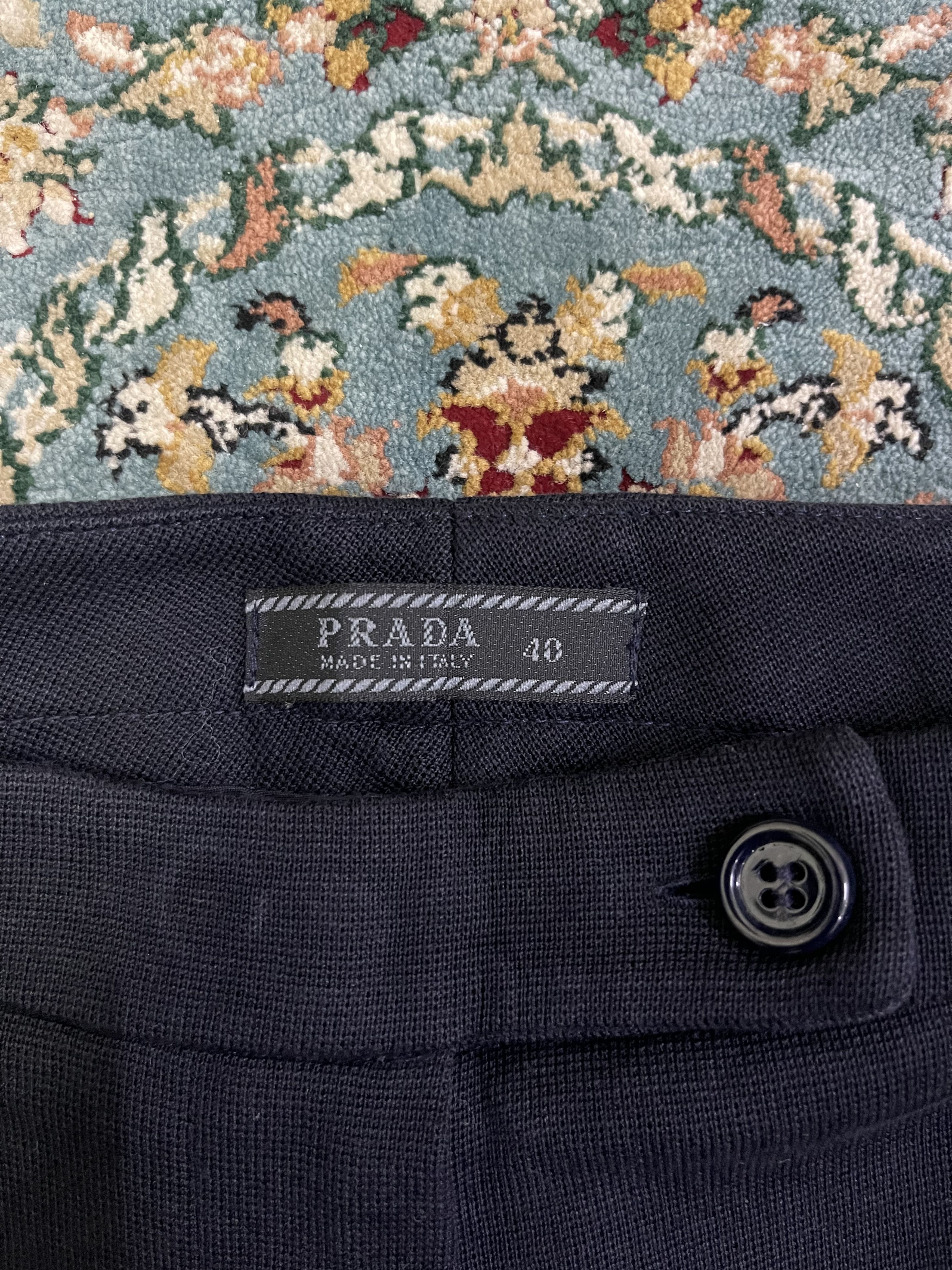 Prada Black PRADA Luxury Trousers Size 26" / US 2 / IT 38 - 3 Thumbnail