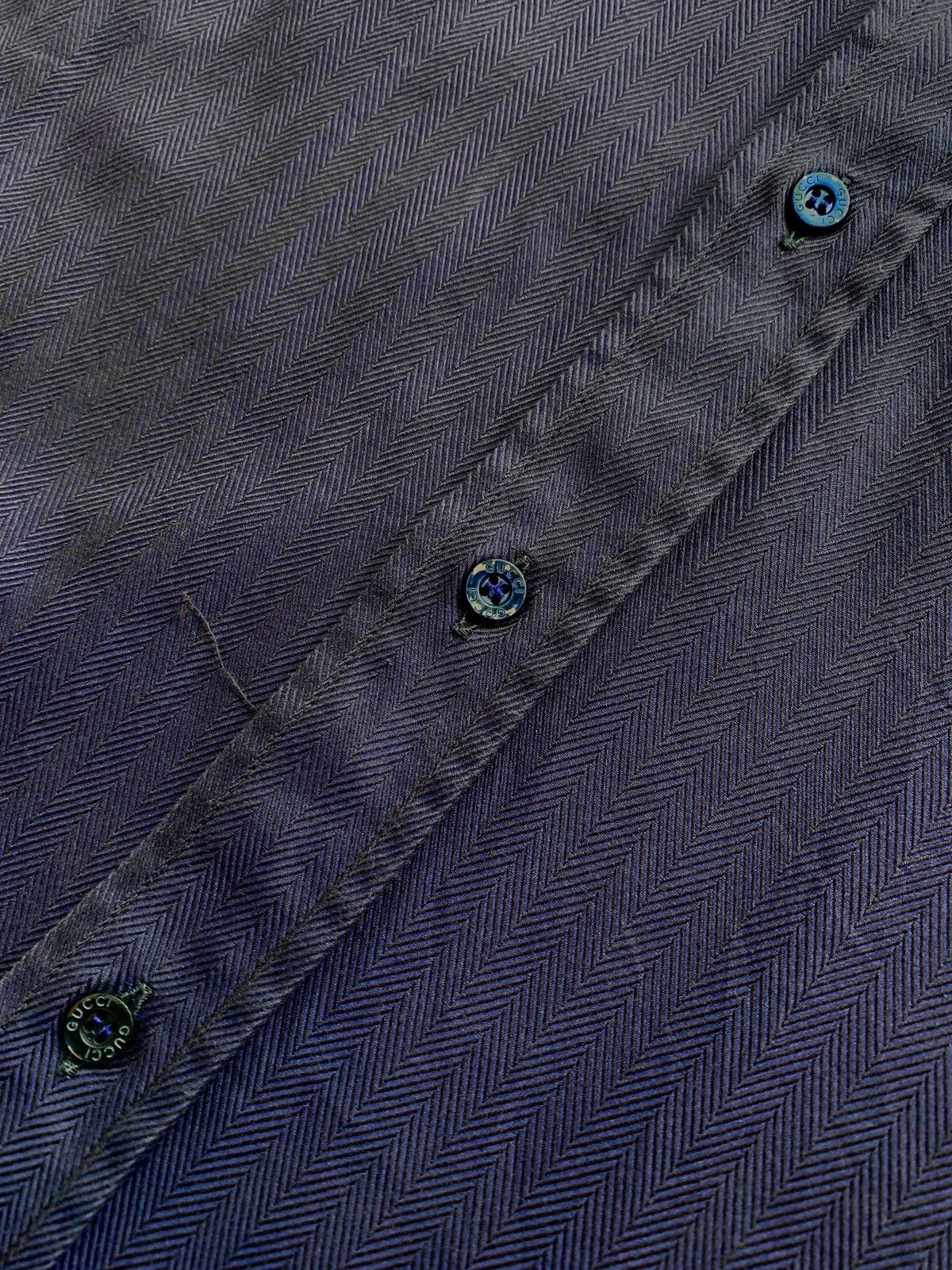 Gucci FREE TAX! Cotton Weave Ls Shirt by Tom Ford Size US M / EU 48-50 / 2 - 5 Thumbnail