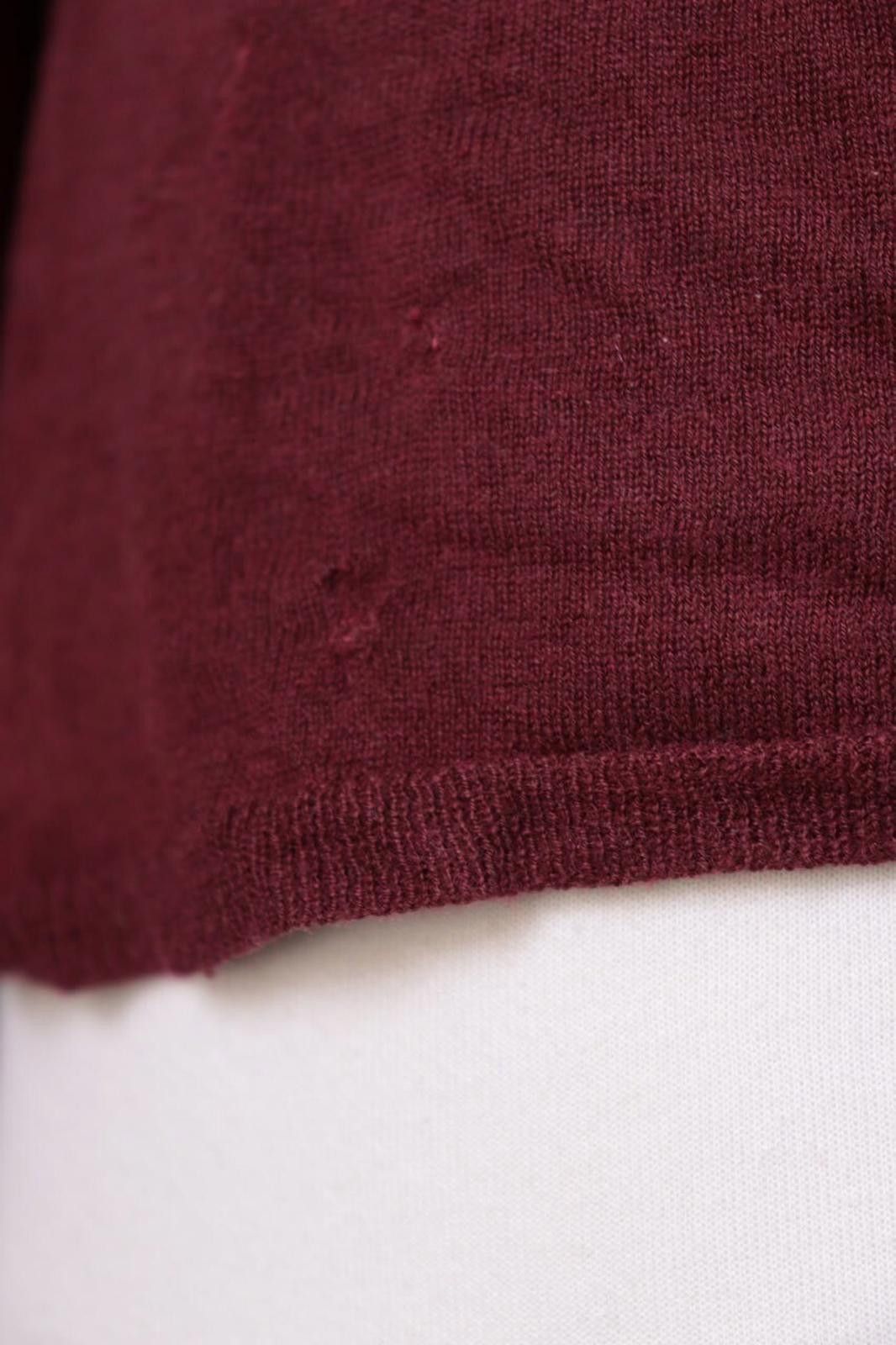 Miu Miu Miu MIu Burgundy Knit Cardigan Sweater Size 48 Size S / US 4 / IT 40 - 7 Thumbnail