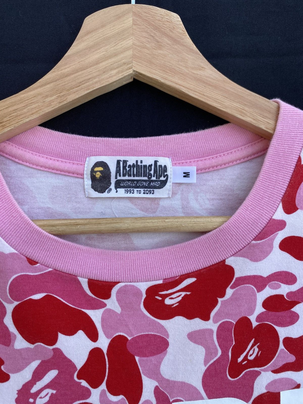 Bape Rare BAPE ABC camo pink ape head logo T-shirt A Bathing Ape Size US M / EU 48-50 / 2 - 10 Thumbnail