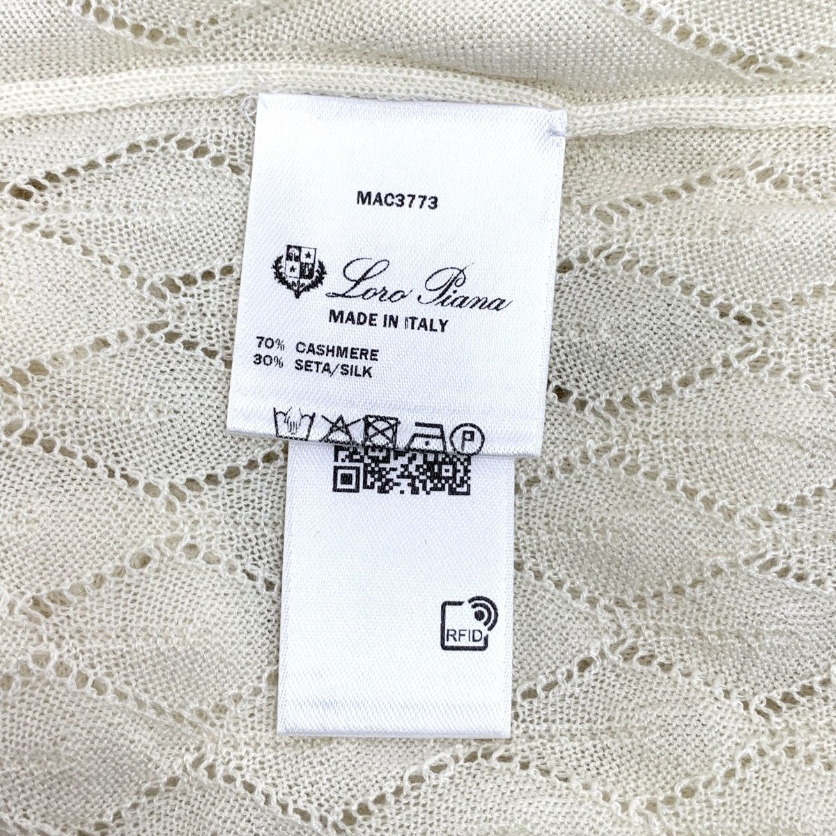 Loro Piana Loro Piana Beige Cashmere & Silk Blend Knit Cardigan K26WX Size M / US 6-8 / IT 42-44 - 6 Thumbnail