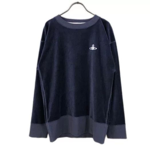 Vivienne Westwood Vivienne Westwood Velvet Sports Sweatshirt Size US L / EU 52-54 / 3 - 1 Thumbnail