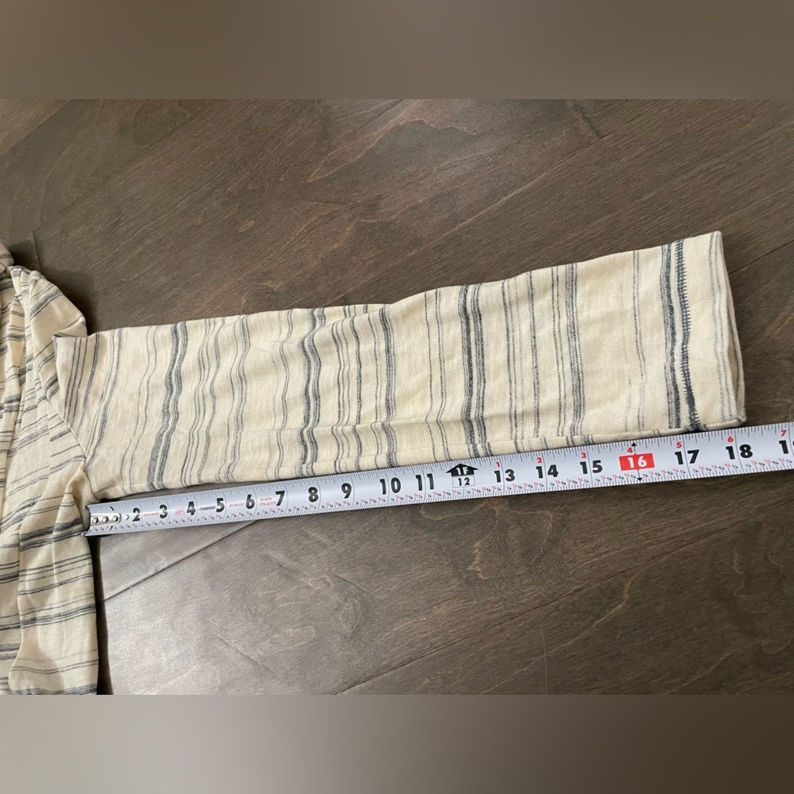 Anthropologie Anthropologie - Striped Cream and Gray Women's Jacket Small Size S / US 4 / IT 40 - 10 Thumbnail