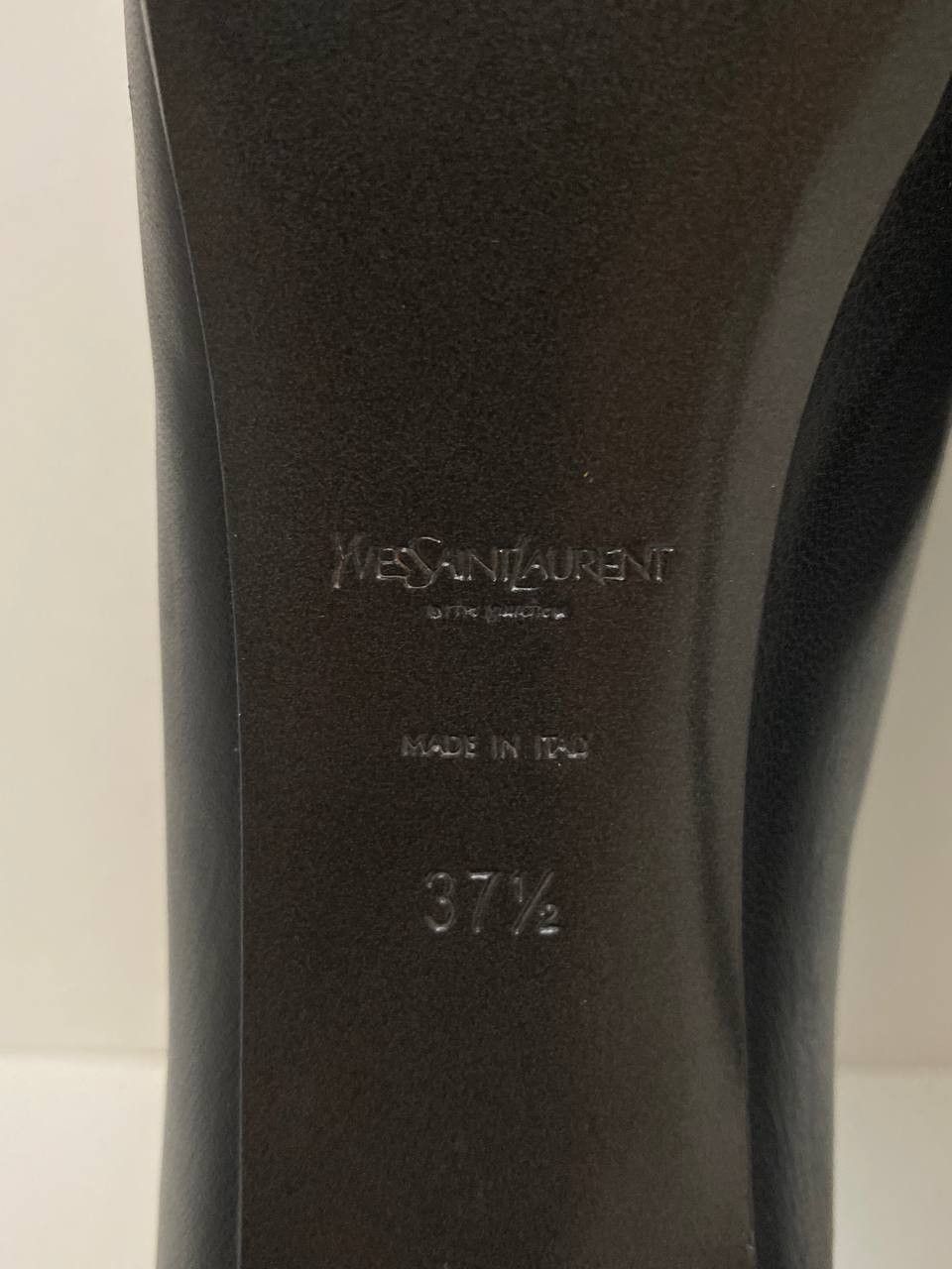 Yves Saint Laurent Yves Saint Laurent YSL Trib Too Leather High Heels Size US 6.5 / IT 36.5 - 12 Thumbnail