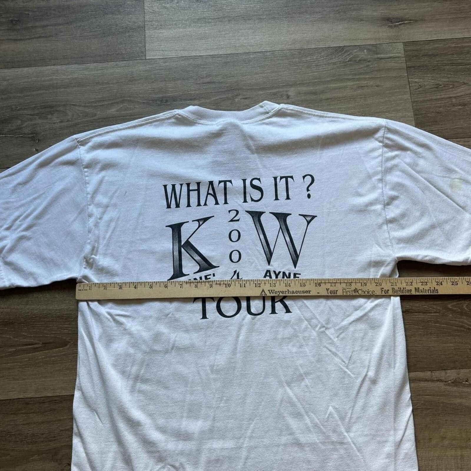 Gildan Vintage y2k Kenny Wayne 2004 Tour graphic t shirt L Size US L / EU 52-54 / 3 - 5 Thumbnail