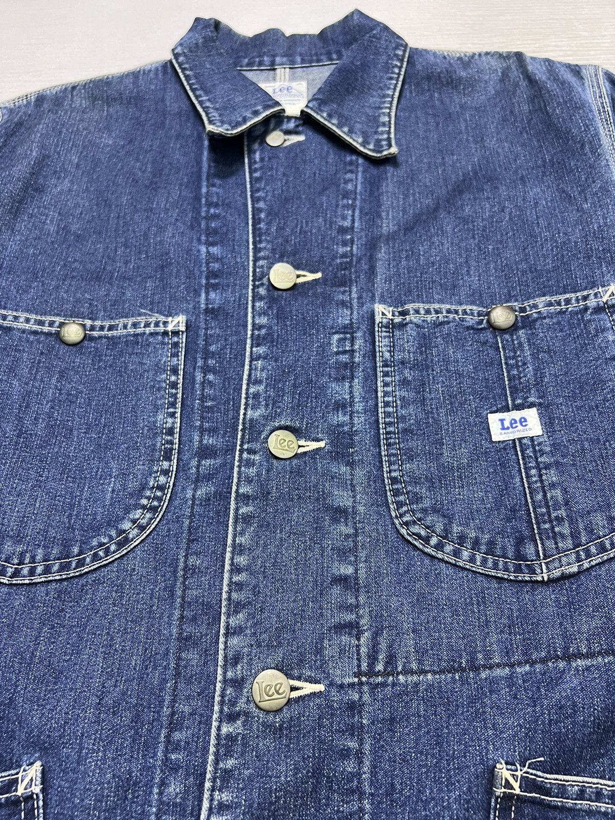 Lee Vintage Lee 0412 Repro Sanforized Chore Scovill Denim Jacket Size US M / EU 48-50 / 2 - 7 Thumbnail