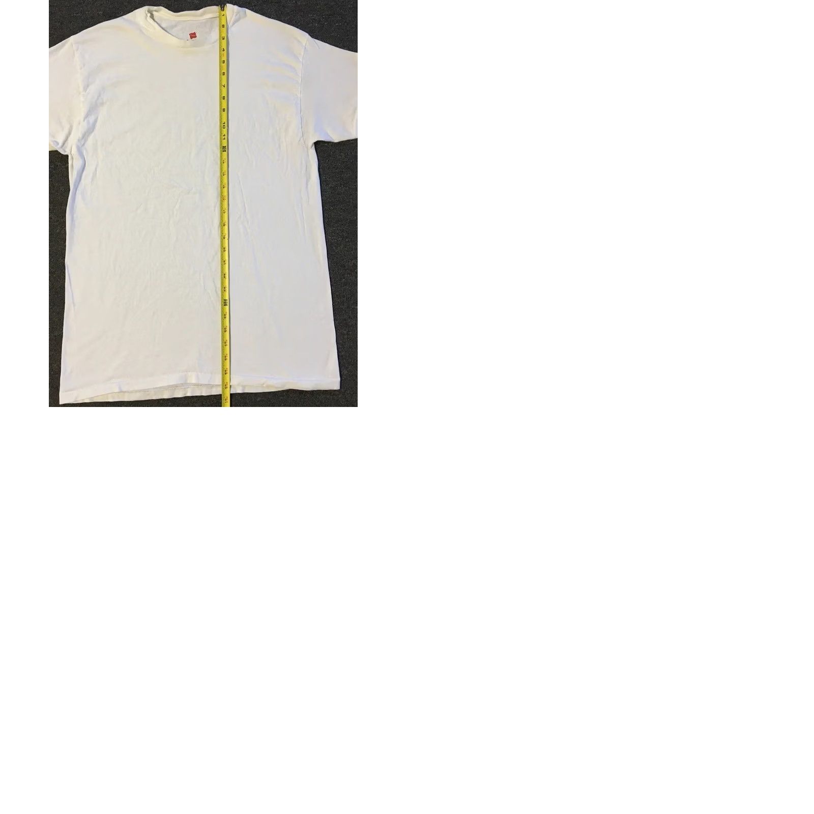 Hanes VINTAGE Hanes Shirt L White 90s Grunge Biker Punk Skate Surf Trucker Track PE 80s 90s Mens Shirt Size US L / EU 52-54 / 3 - 9 Thumbnail