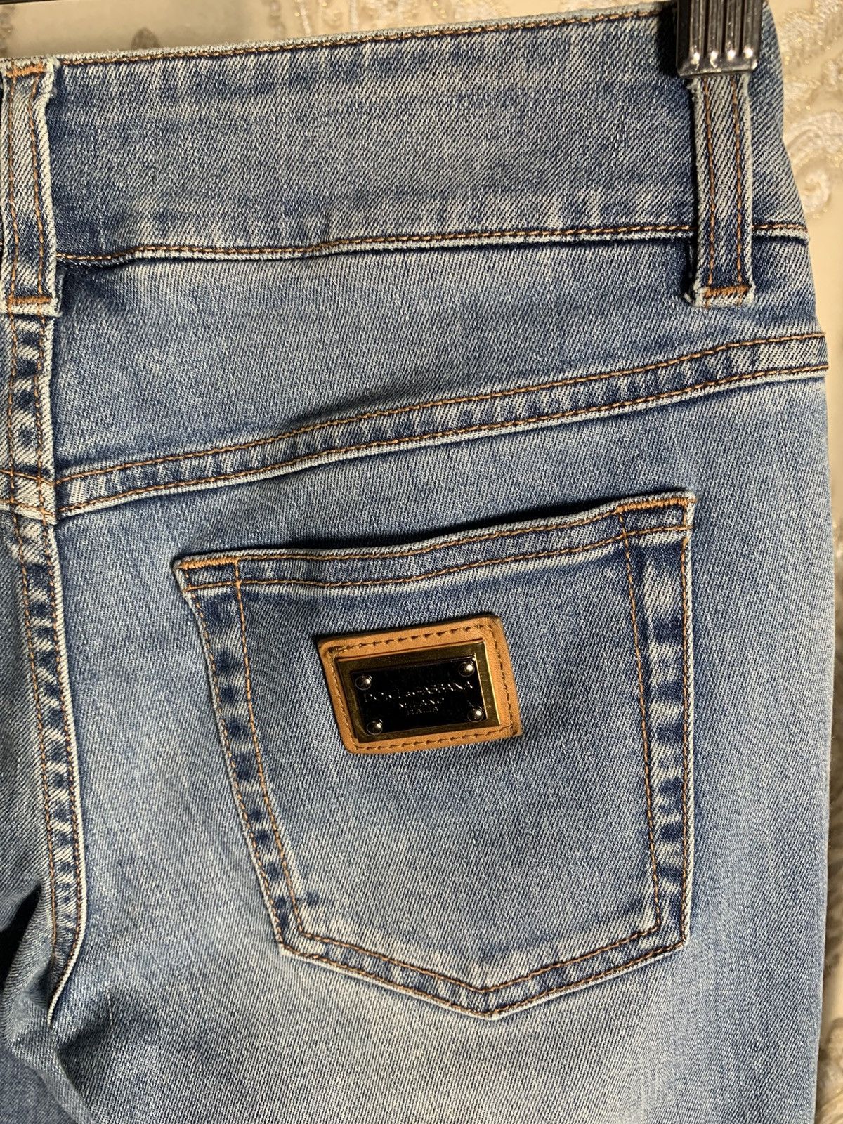 Dolce & Gabbana VINTAGE DOLCE & GABBANA ITALIAN DESIGNER DENIM JEANS BAGGY Size 26" / US 2 / IT 38 - 8 Thumbnail