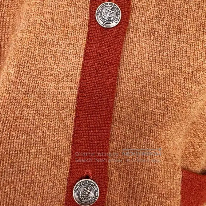 Chanel Chanel Multicolor Cashmere Cardigan for Women . Size L / US 10 / IT 46 - 3 Thumbnail