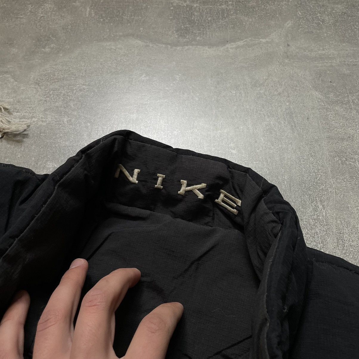 Japanese Brand × Nike GRAIL RARE BOMBER PUFFER DOWN JACKET NIKE BIG SWOOSH 80s 90s Size US L / EU 52-54 / 3 - 7 Thumbnail