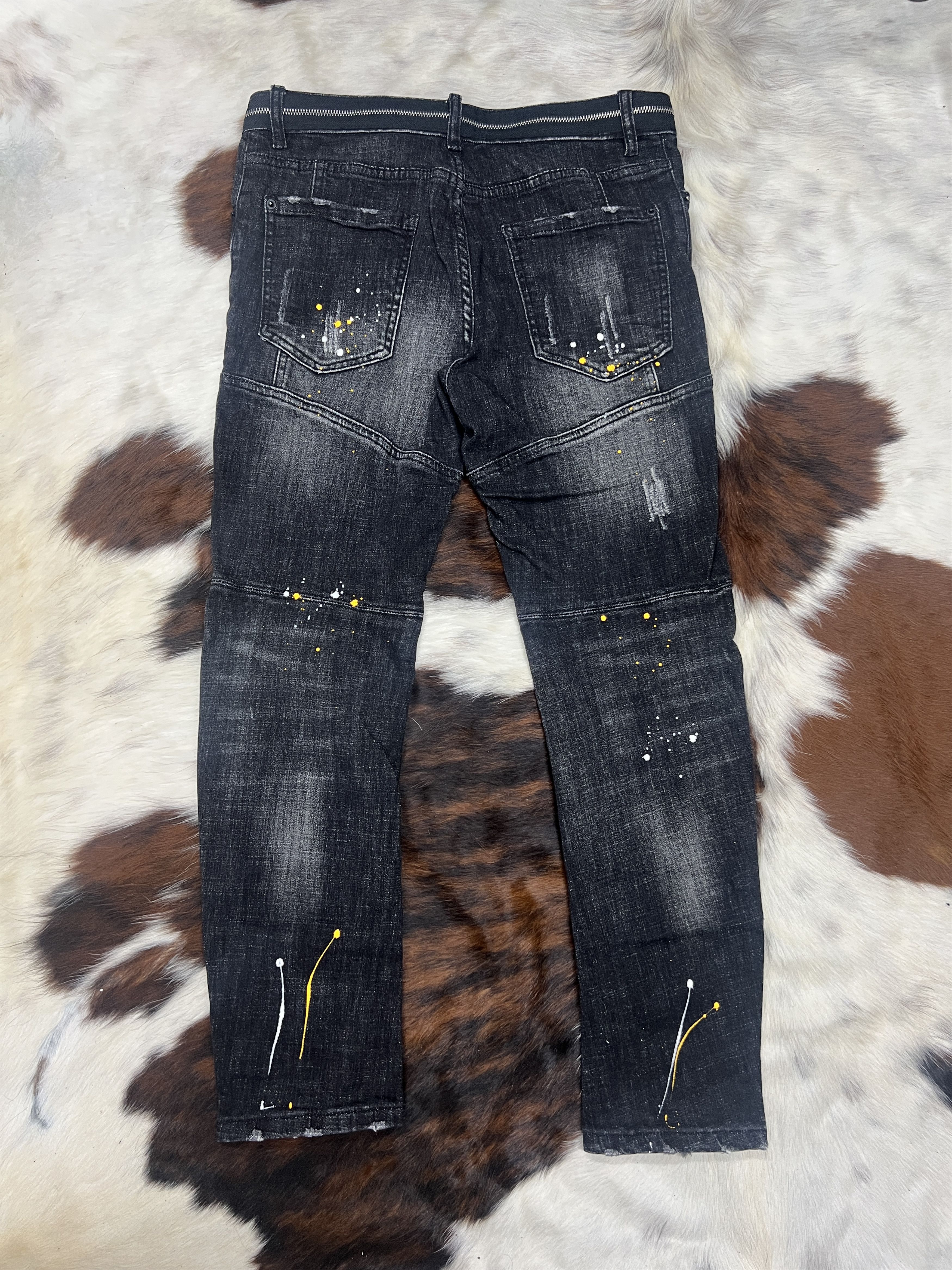 Dsquared2 DISQUARD2 Painting Biker Jean Size US 34 / EU 50 - 4 Thumbnail