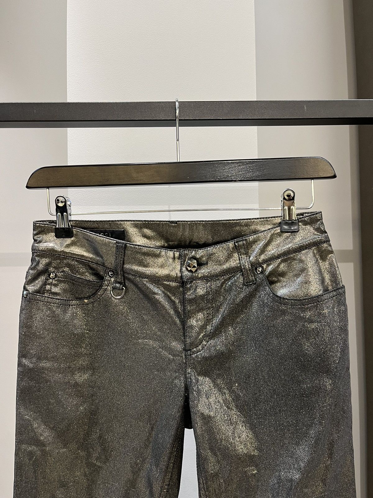 Gucci Gucci D Ring Silver Coated Pants Size US 30 / EU 46 - 3 Thumbnail