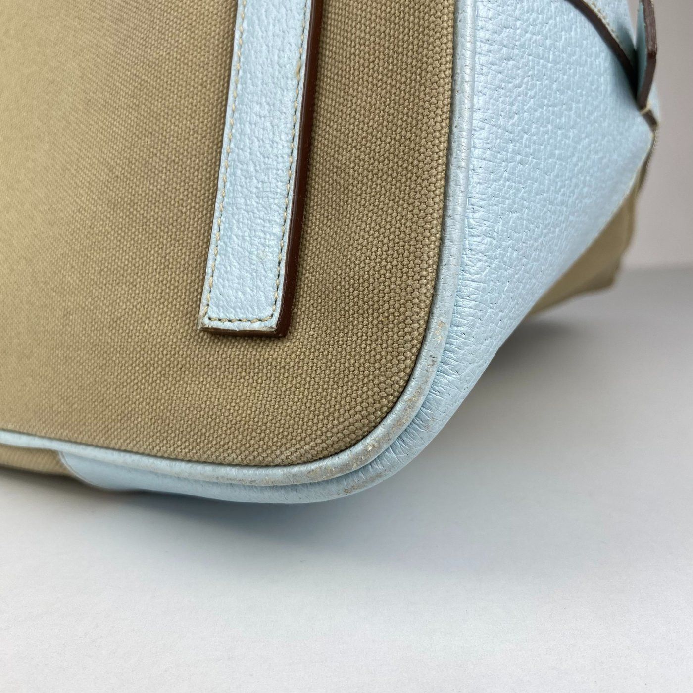 Prada Prada Vintage Canvas and Leather Bowler Bag Size ONE SIZE - 15 Thumbnail