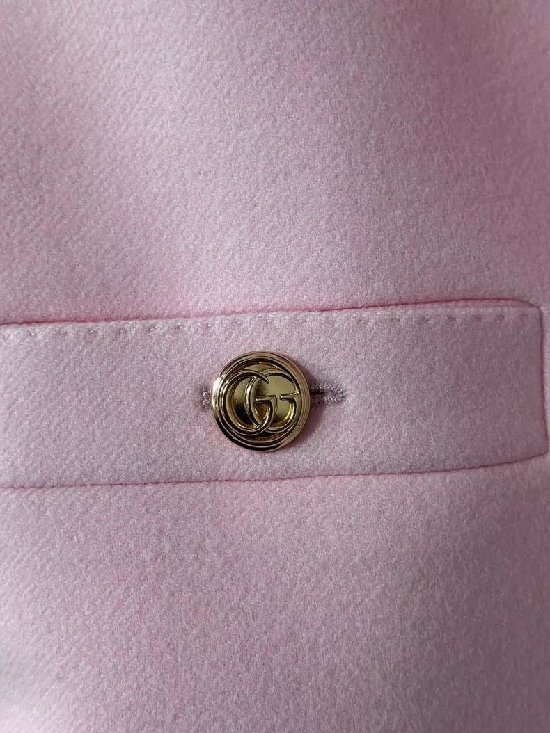 Gucci Gucci Pink bow wool coat 2506-Nextarrow Size XS / US 0-2 / IT 36-38 - 4 Thumbnail