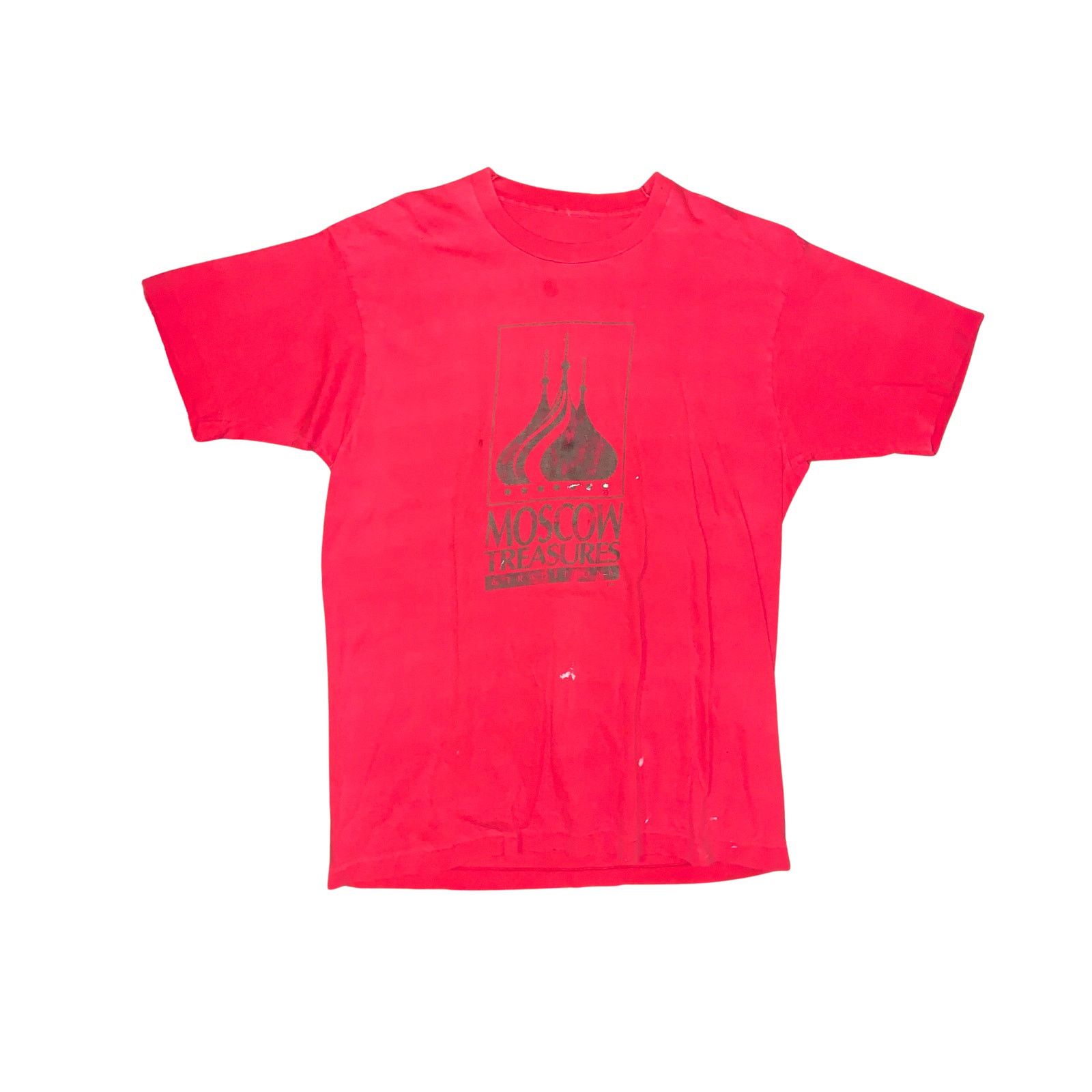 Vintage Vintage Moscow Treasures Tee Red Single Stitch XL Size US XL / EU 56 / 4 - 1 Thumbnail