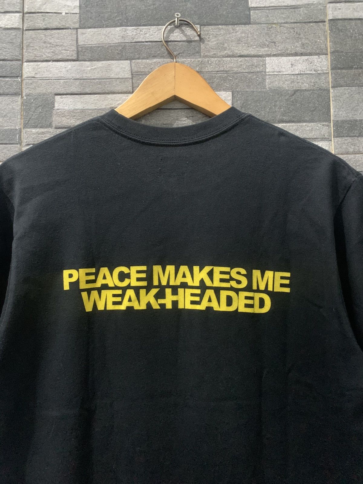 Undercover UNDERCOVER " Peace Make Me Weak+Headed " Size US M / EU 48-50 / 2 - 4 Thumbnail